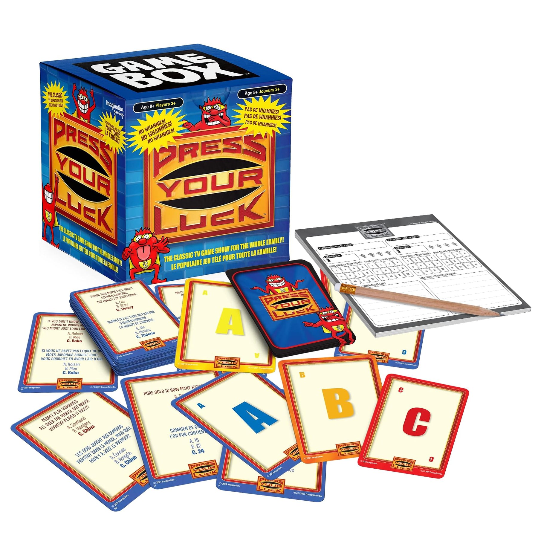 Press Your Luck Family Game Box