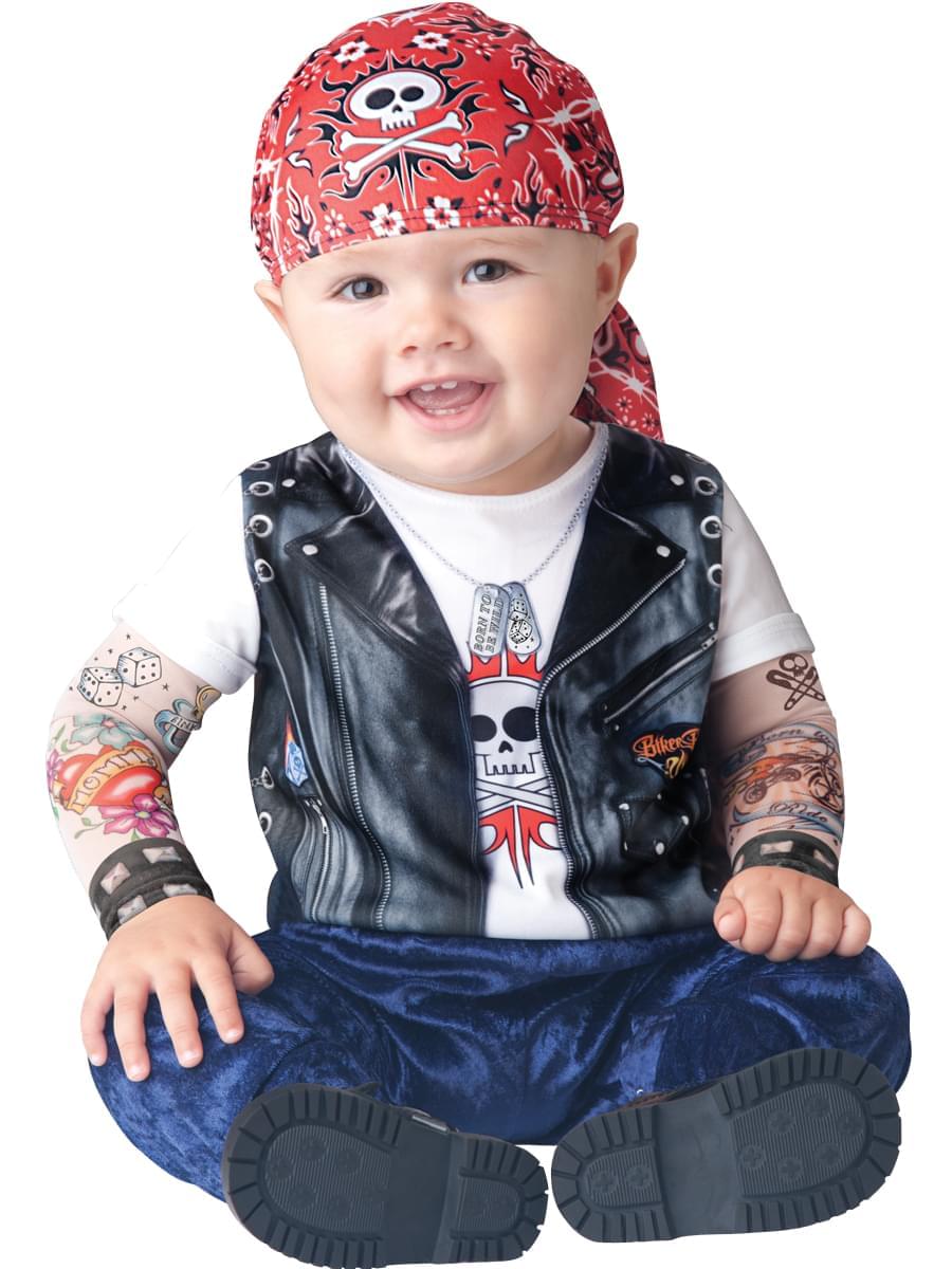 Born To Be Wild Biker Costume Child Infant