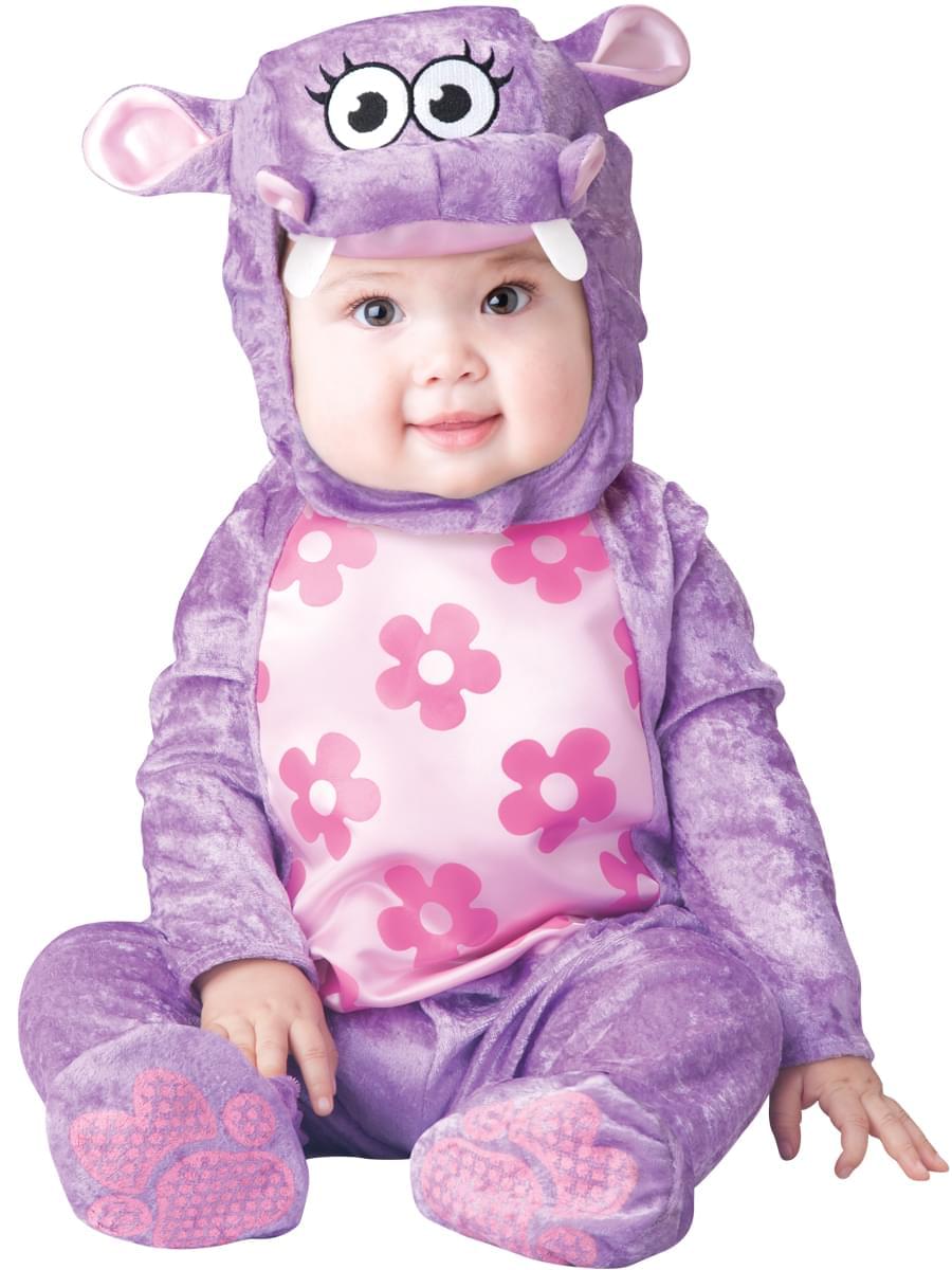 Huggable Hippo Costume Child Infant: Purple