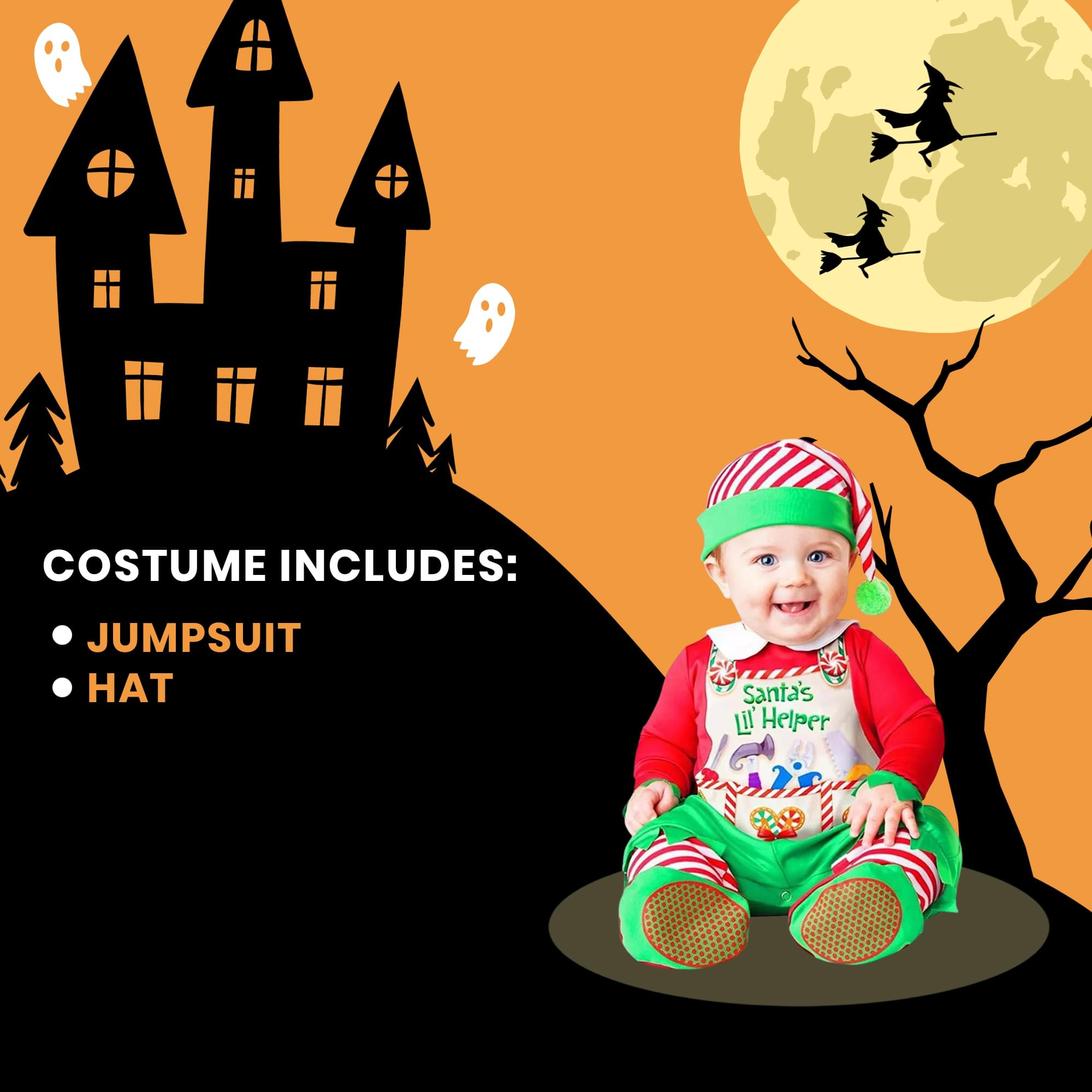 Santa's Lil' Helper Infant Costume