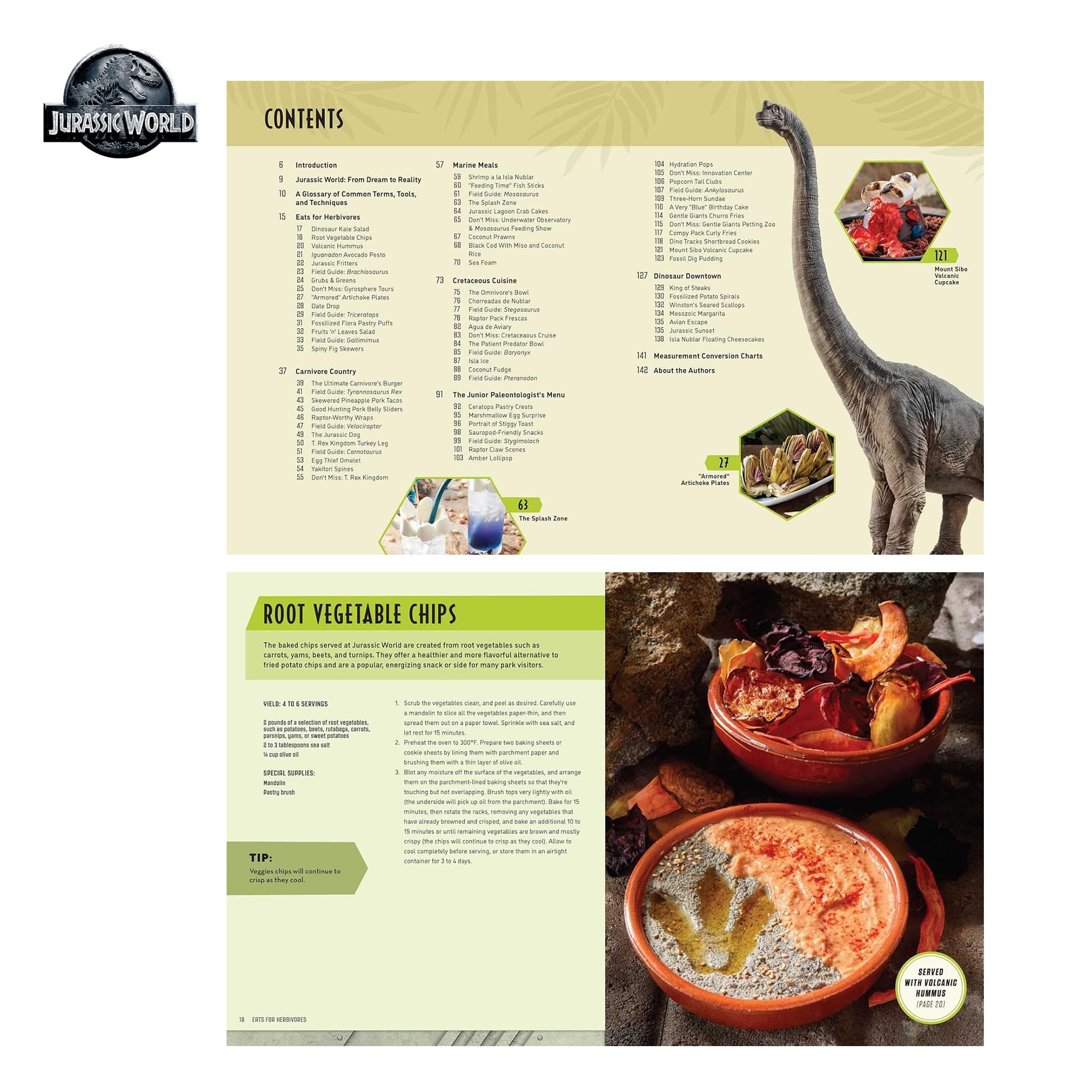 Jurassic World: The Official Cookbook | 146 Pages