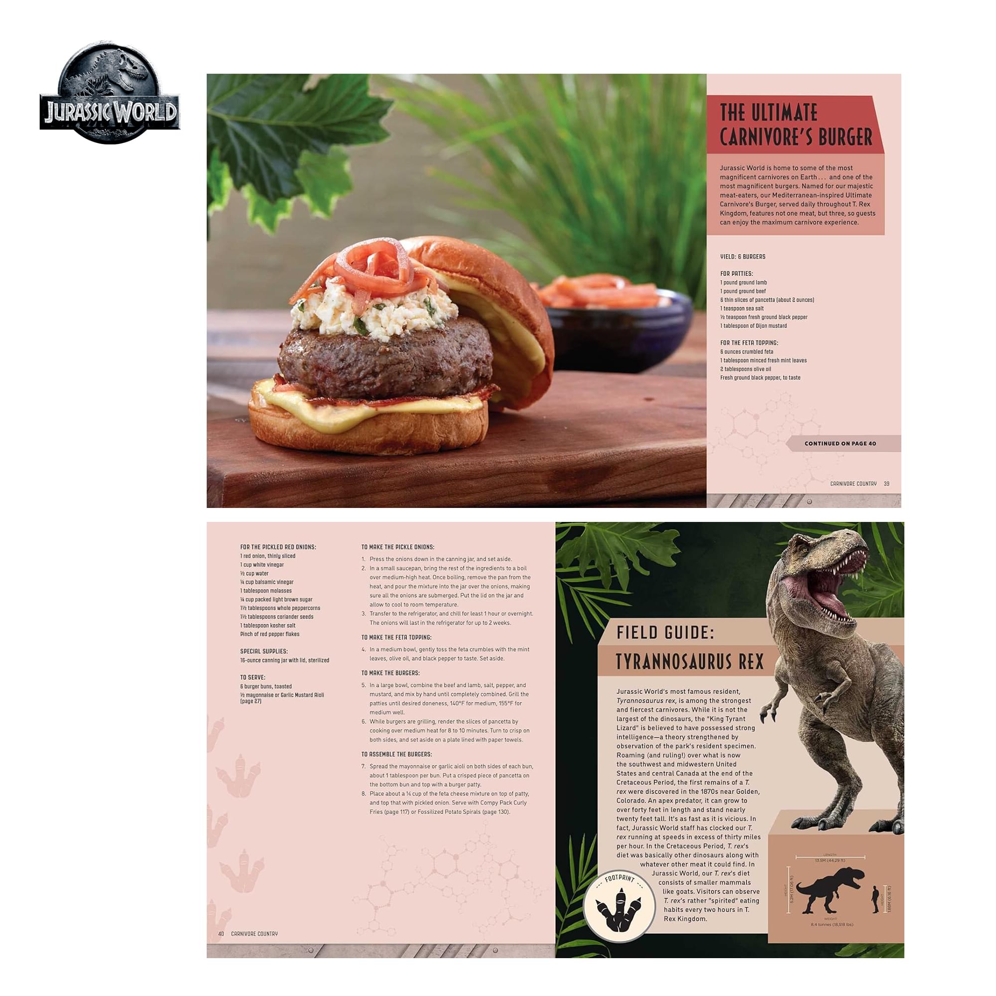 Jurassic World: The Official Cookbook | 146 Pages