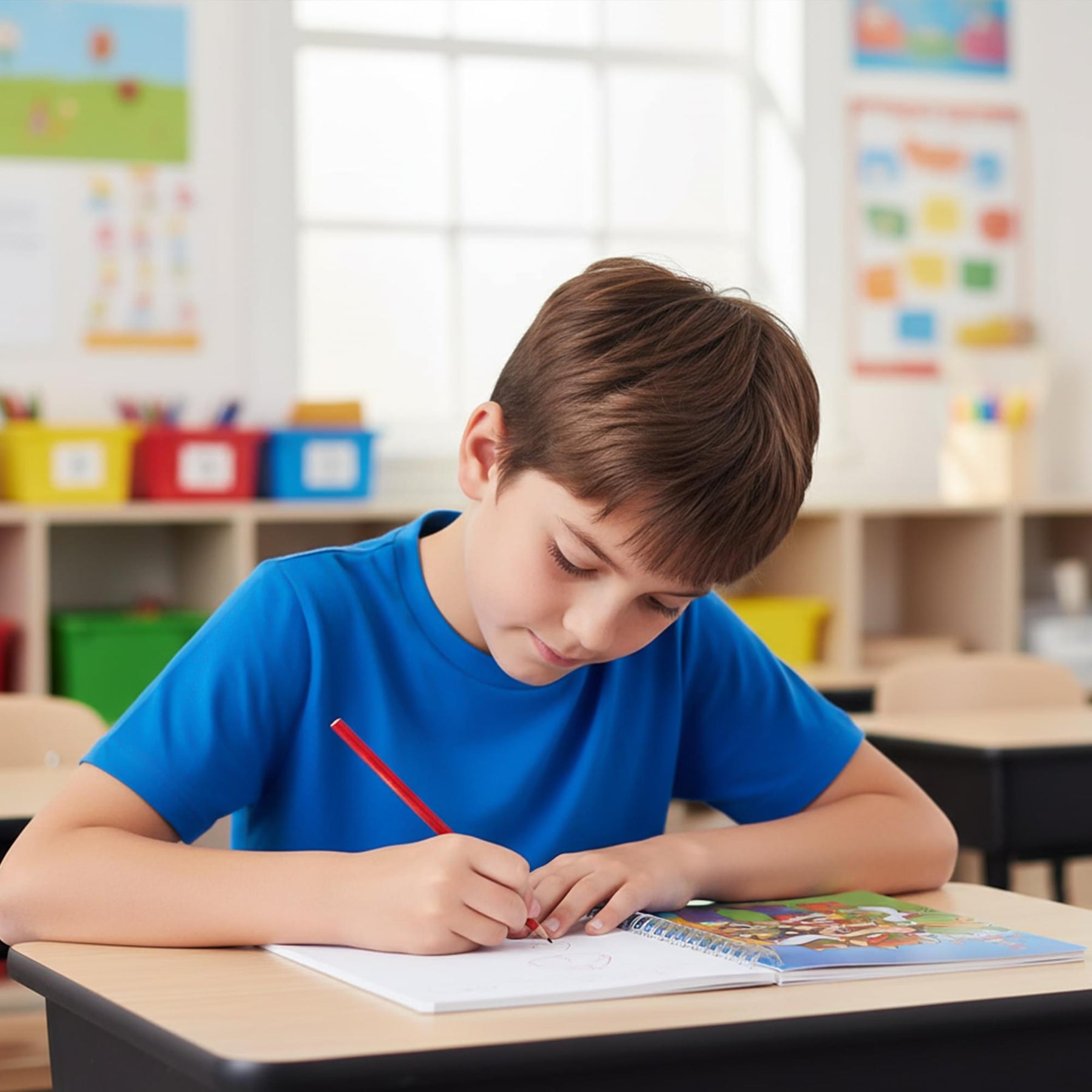 Super Mario Bros. 7 x 8 Inch Spiral 4-Tab Notebook | 96 Lined Pages