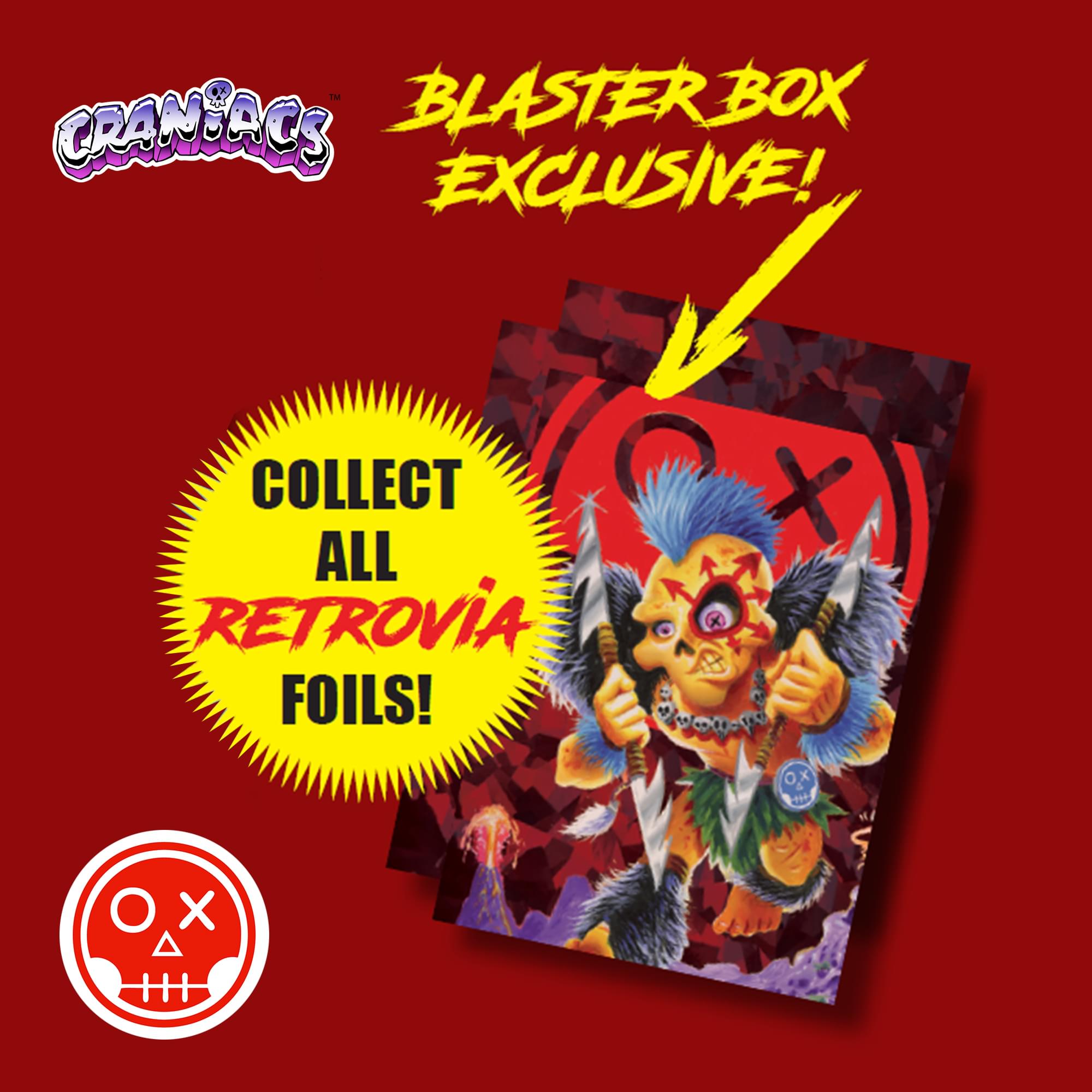 Craniacs Trading Cards Series One Blaster Box | 7 Packs Per Box