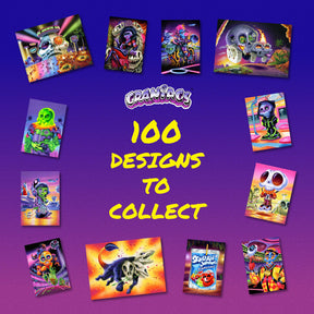 Craniacs Trading Cards Series One Hobby Box | 24 Packs Per Box