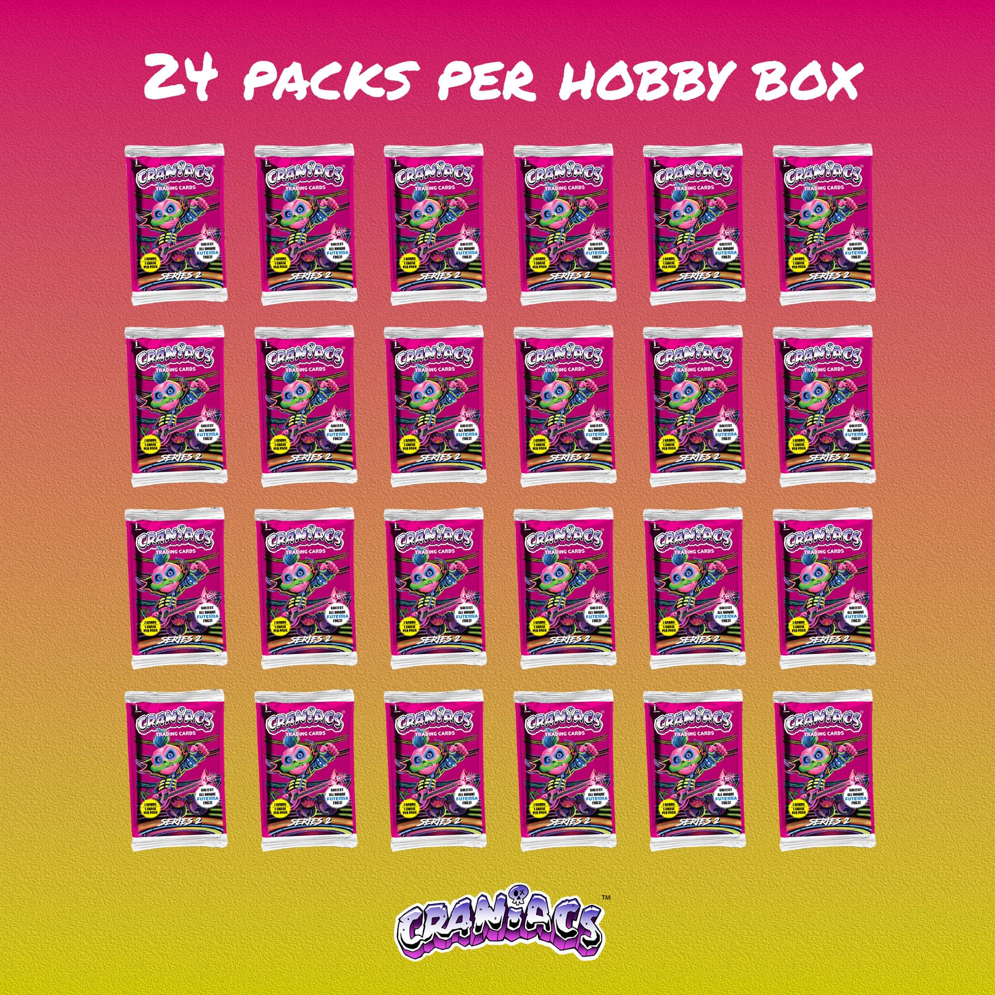 Craniacs Series 2 Trading Cards 24-Pack Hobby Box