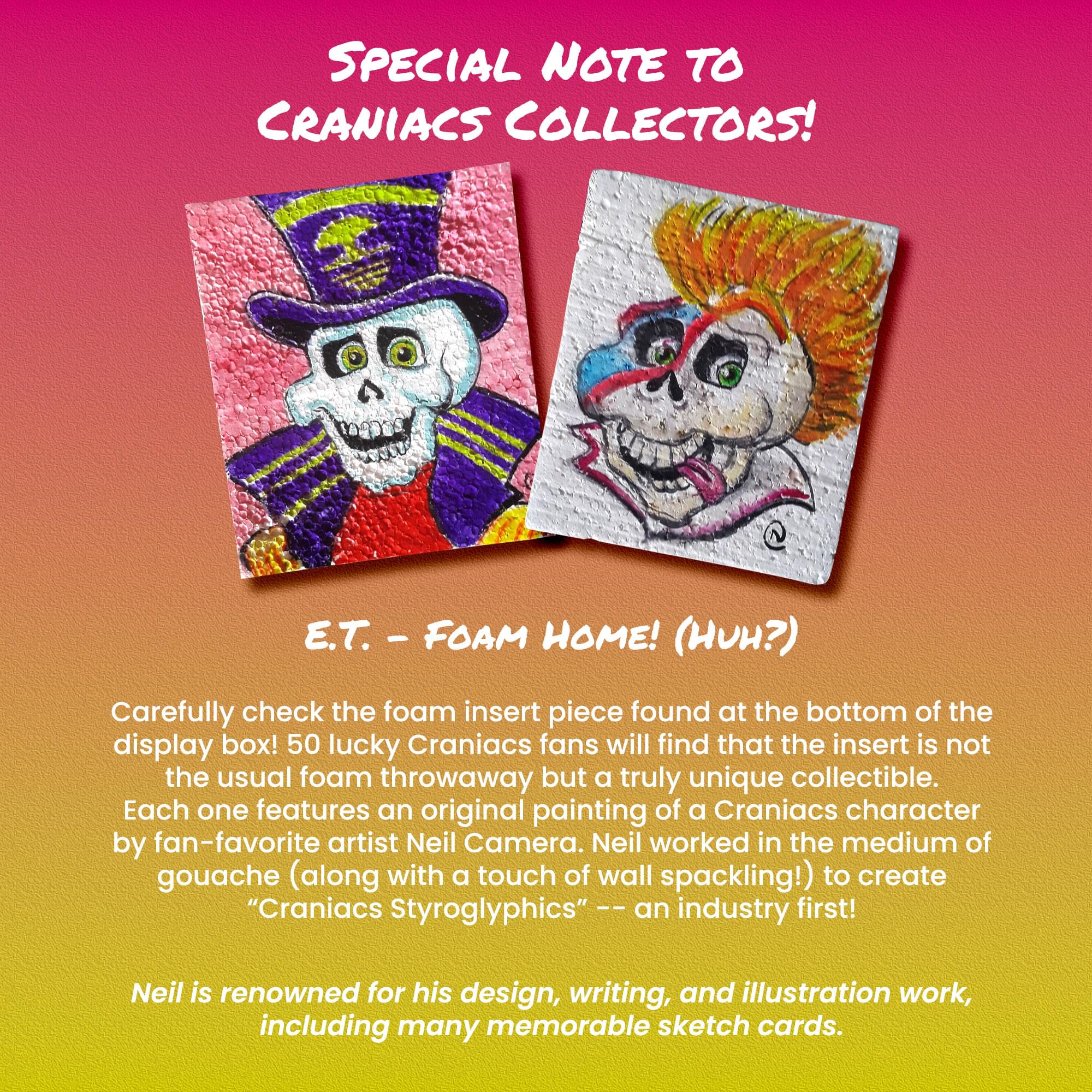 Craniacs Series 2 Trading Cards 24-Pack Hobby Box