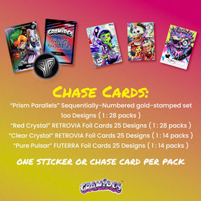 Craniacs Series 2 Trading Cards 7-Pack Blaster Box