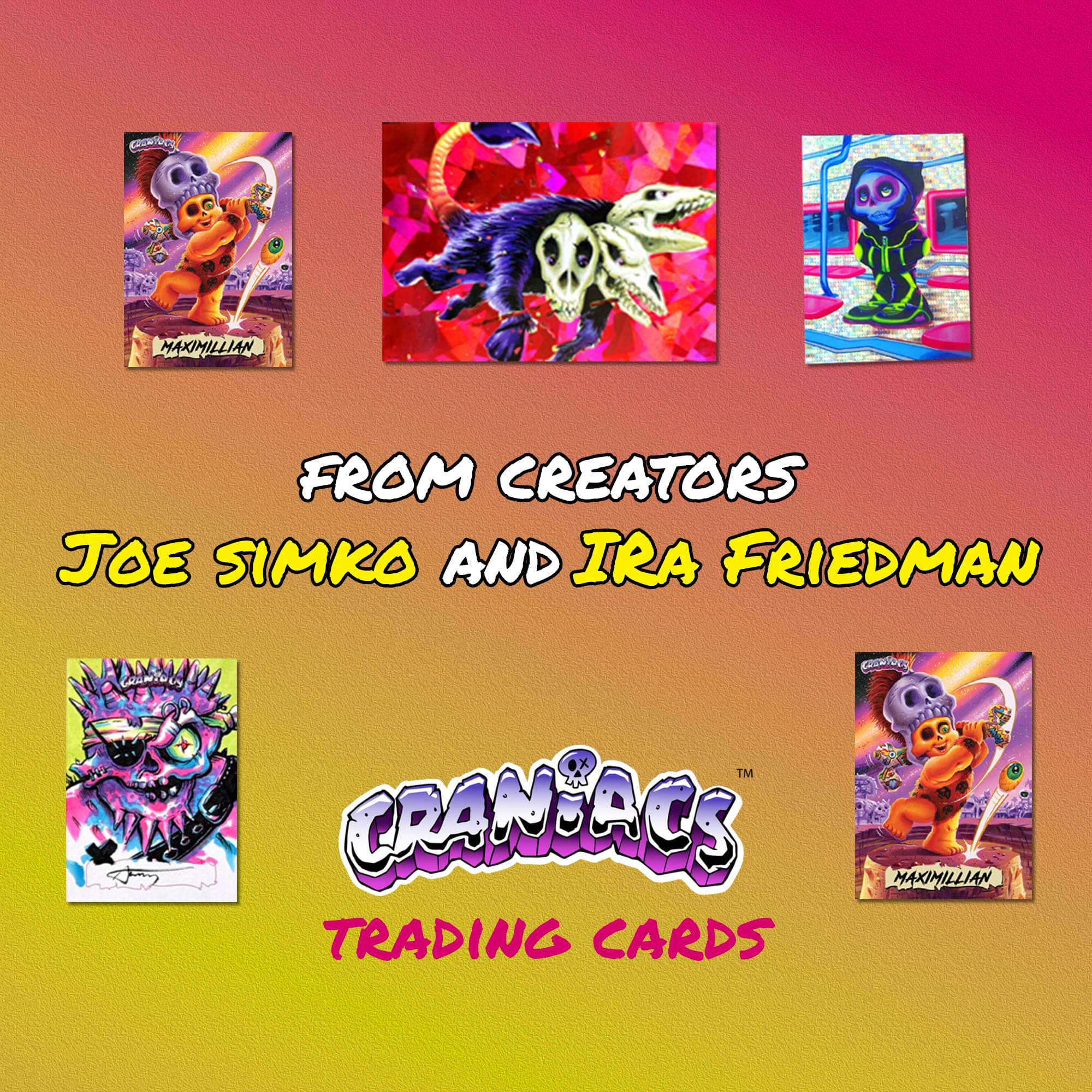 Craniacs Series 2 Trading Cards 7-Pack Blaster Box