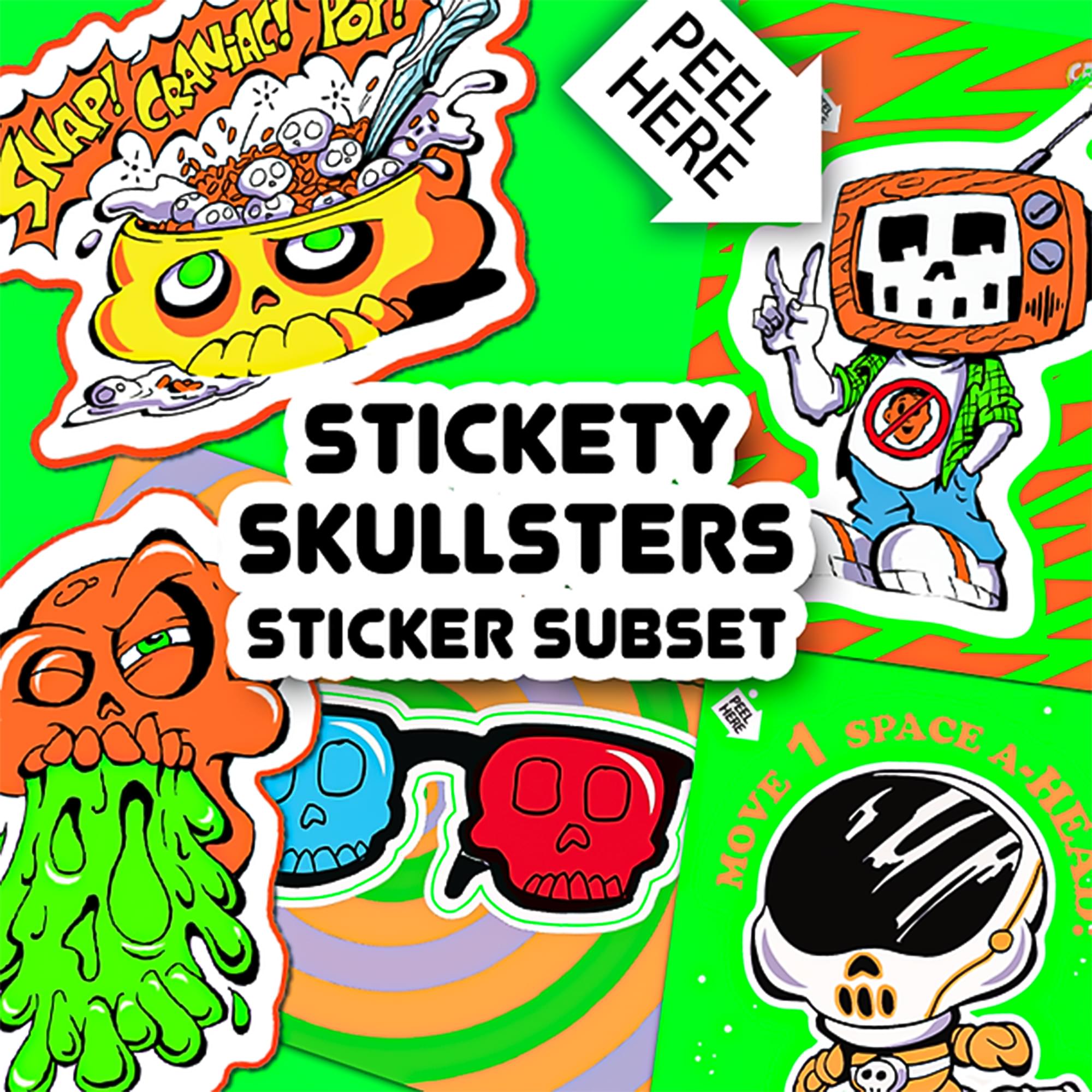 Craniacs Series 3 Trading Cards Skullblam 24-Pack Hobby Box