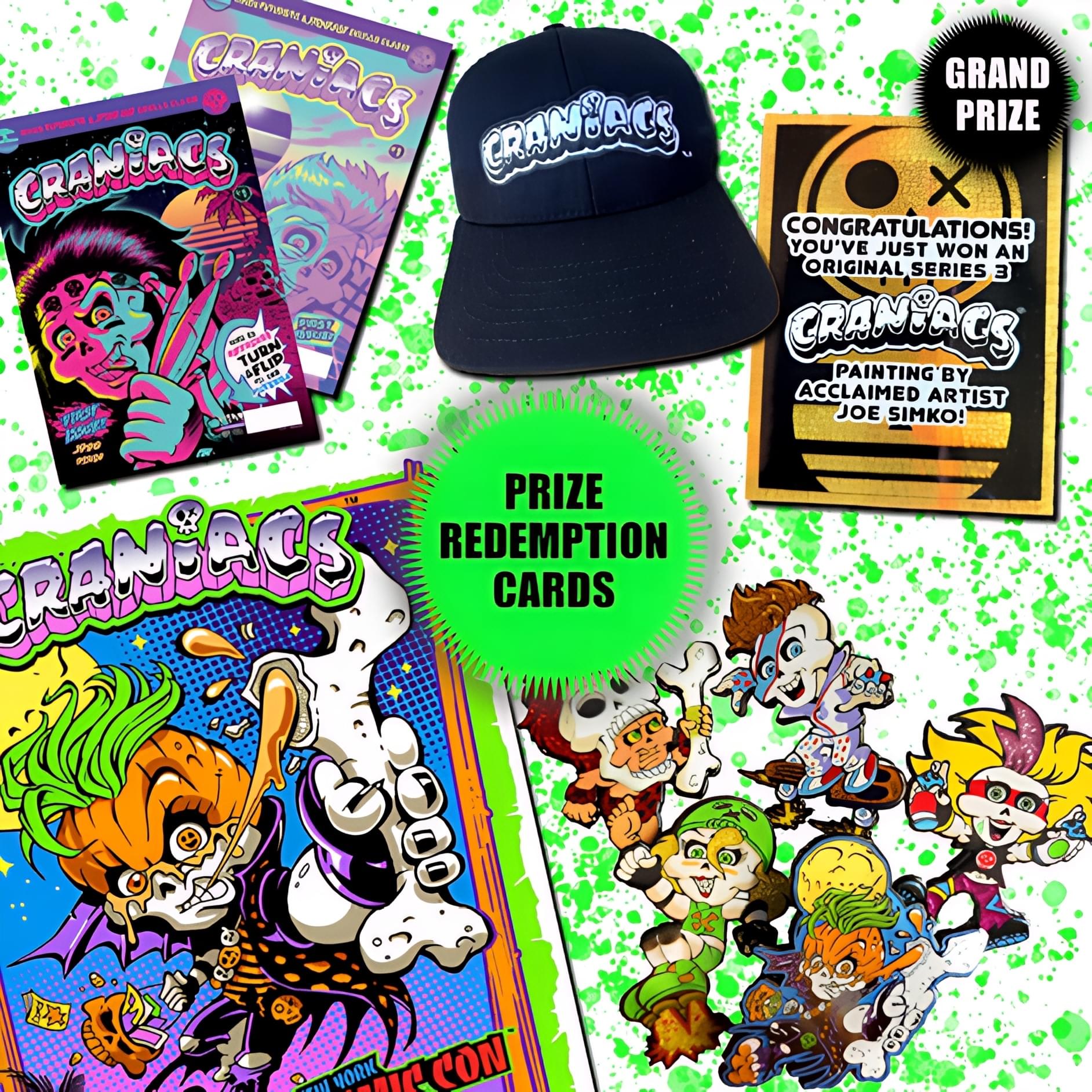 Craniacs Series 3 Trading Cards Skullblam 24-Pack Hobby Box