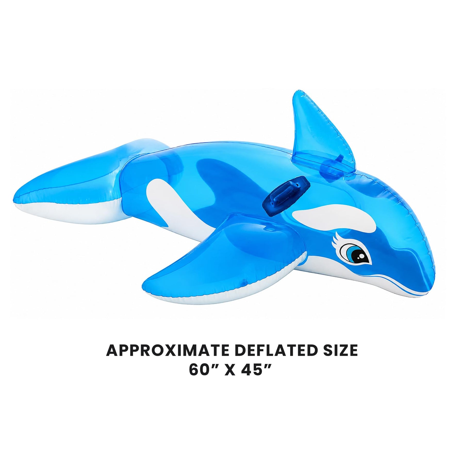 Lil' Whale Ride-On Inflatable Pool Float | 60 x 45 Inches