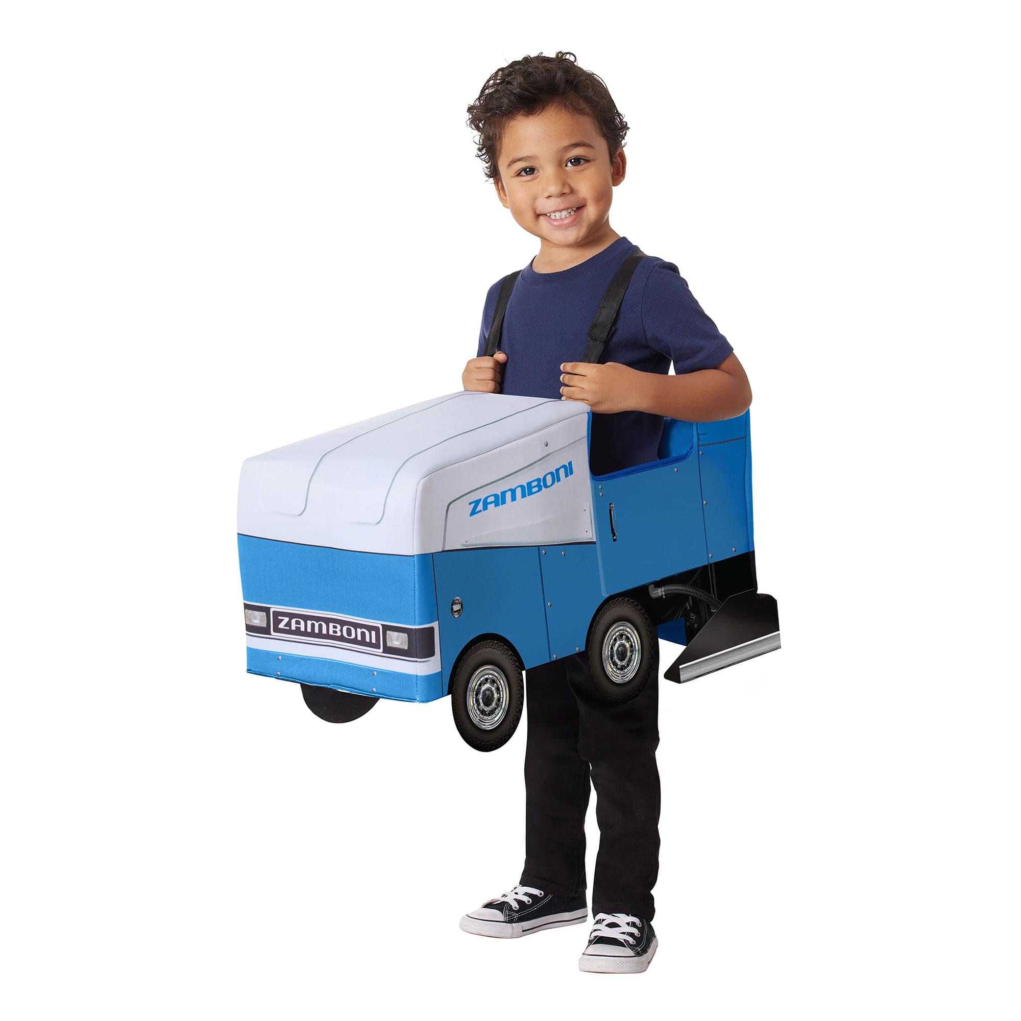 Zamboni Ride-A-Long Toddler Costume | One Size Fits Most Up to Size 6