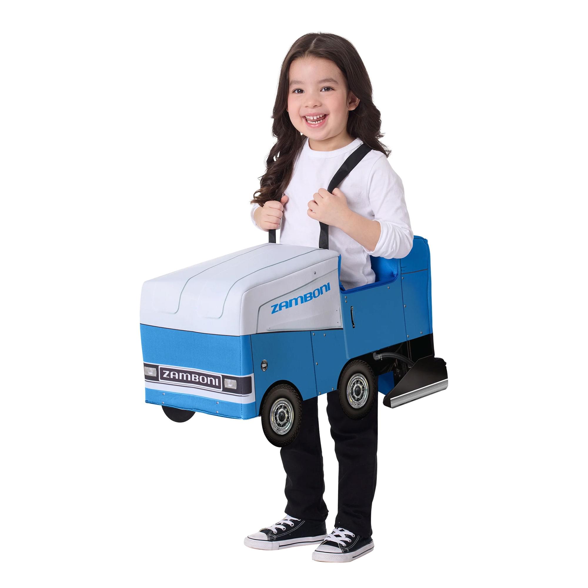 Zamboni Ride-A-Long Toddler Costume | One Size Fits Most Up to Size 6