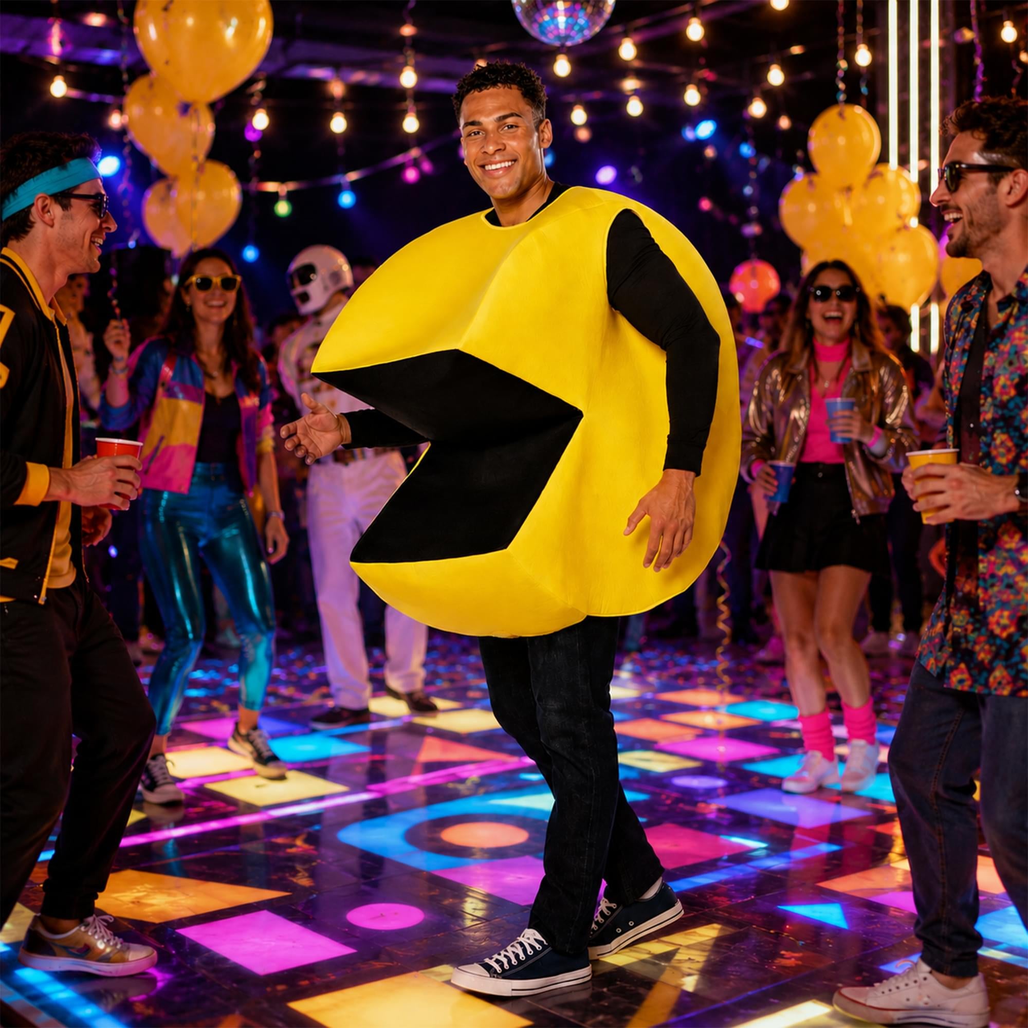 PAC-MAN Foam Adult Costume | One Size Fits Most