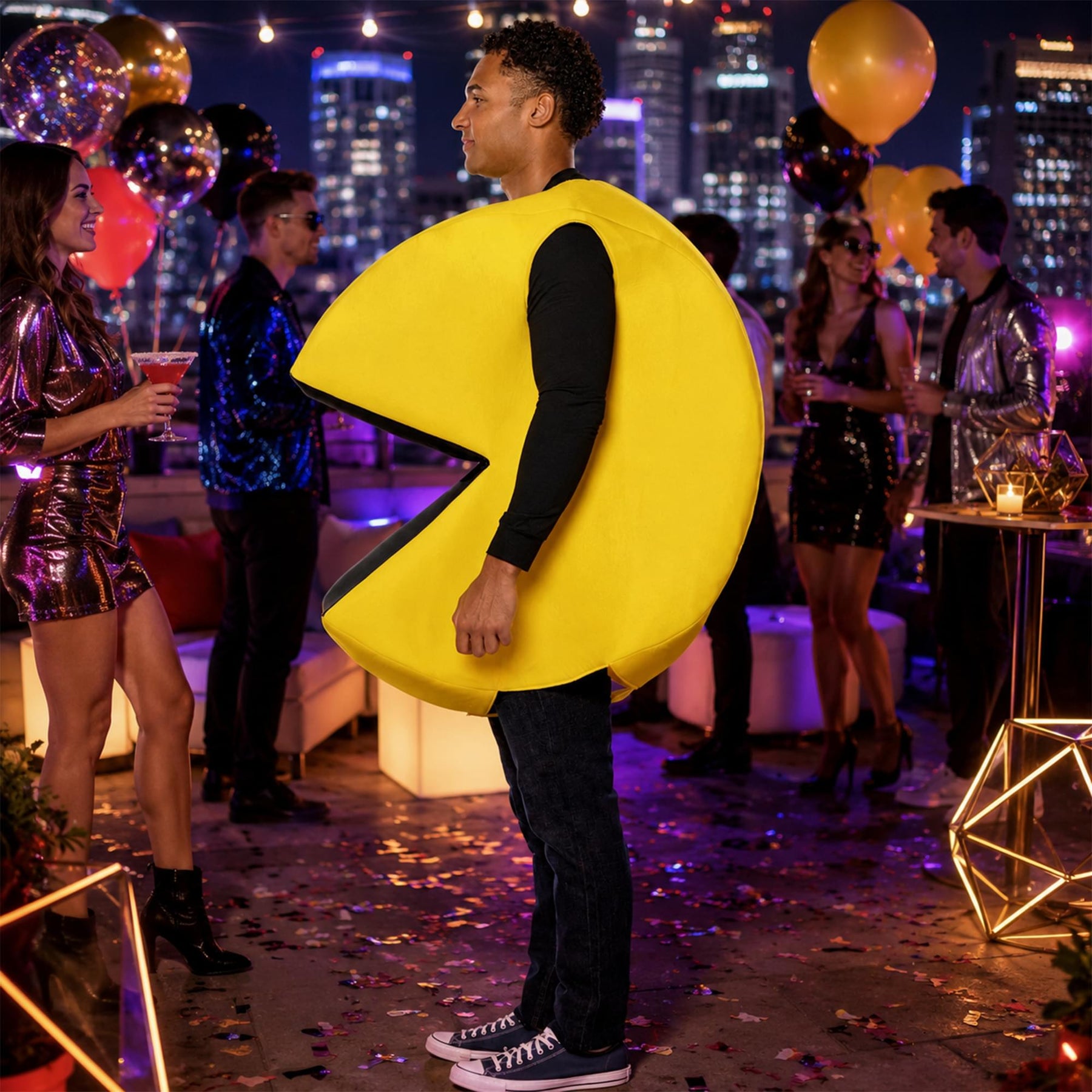 PAC-MAN Foam Adult Costume | One Size Fits Most