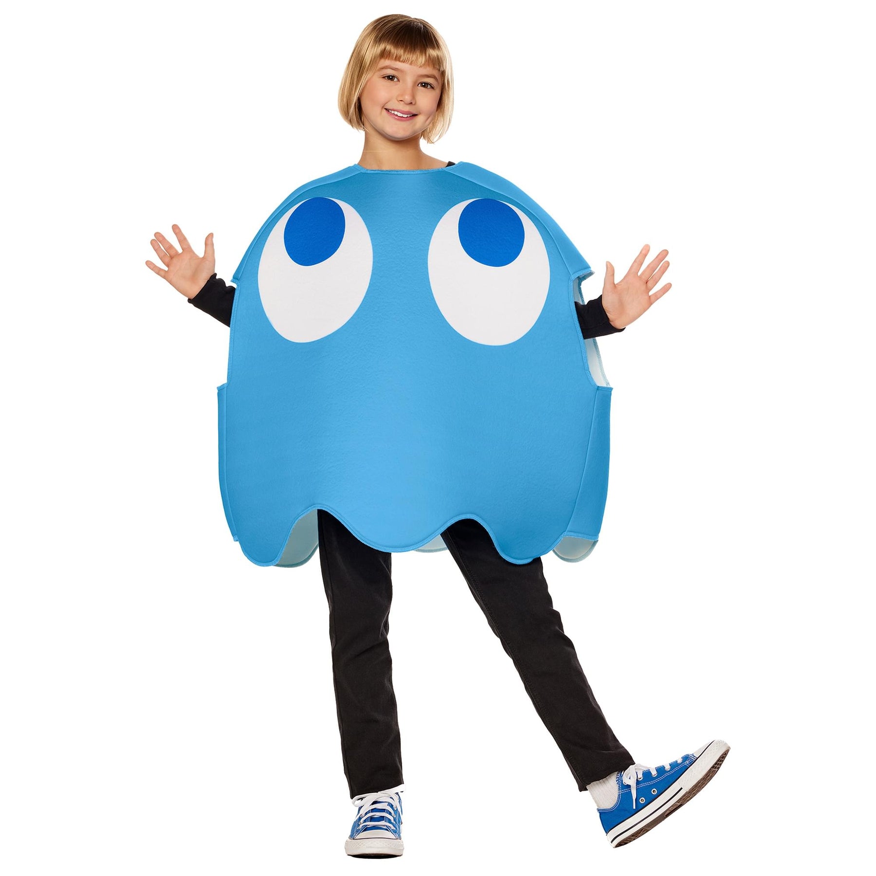 PAC-MAN INKY (Blue Ghost) Foam Child Costume Tunic | One Size Fits Most
