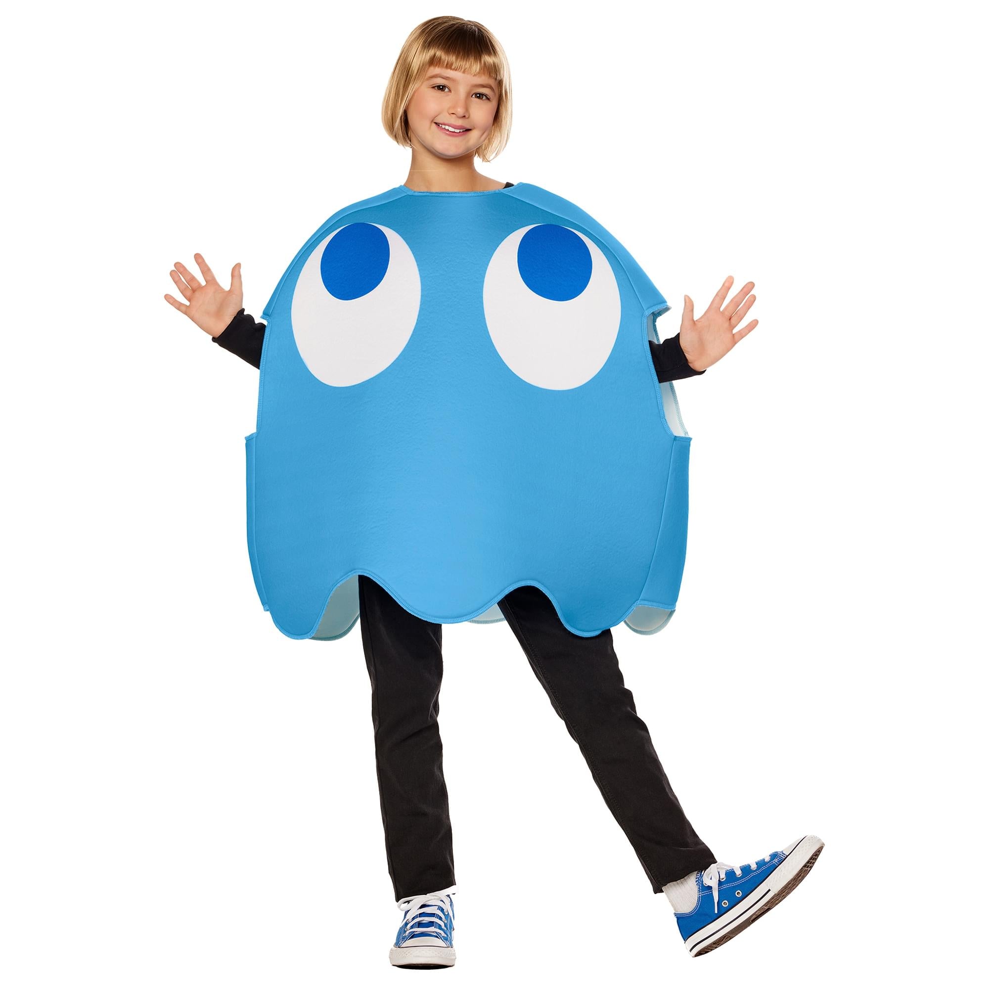 PAC-MAN INKY (Blue Ghost) Foam Child Costume Tunic | One Size Fits Most