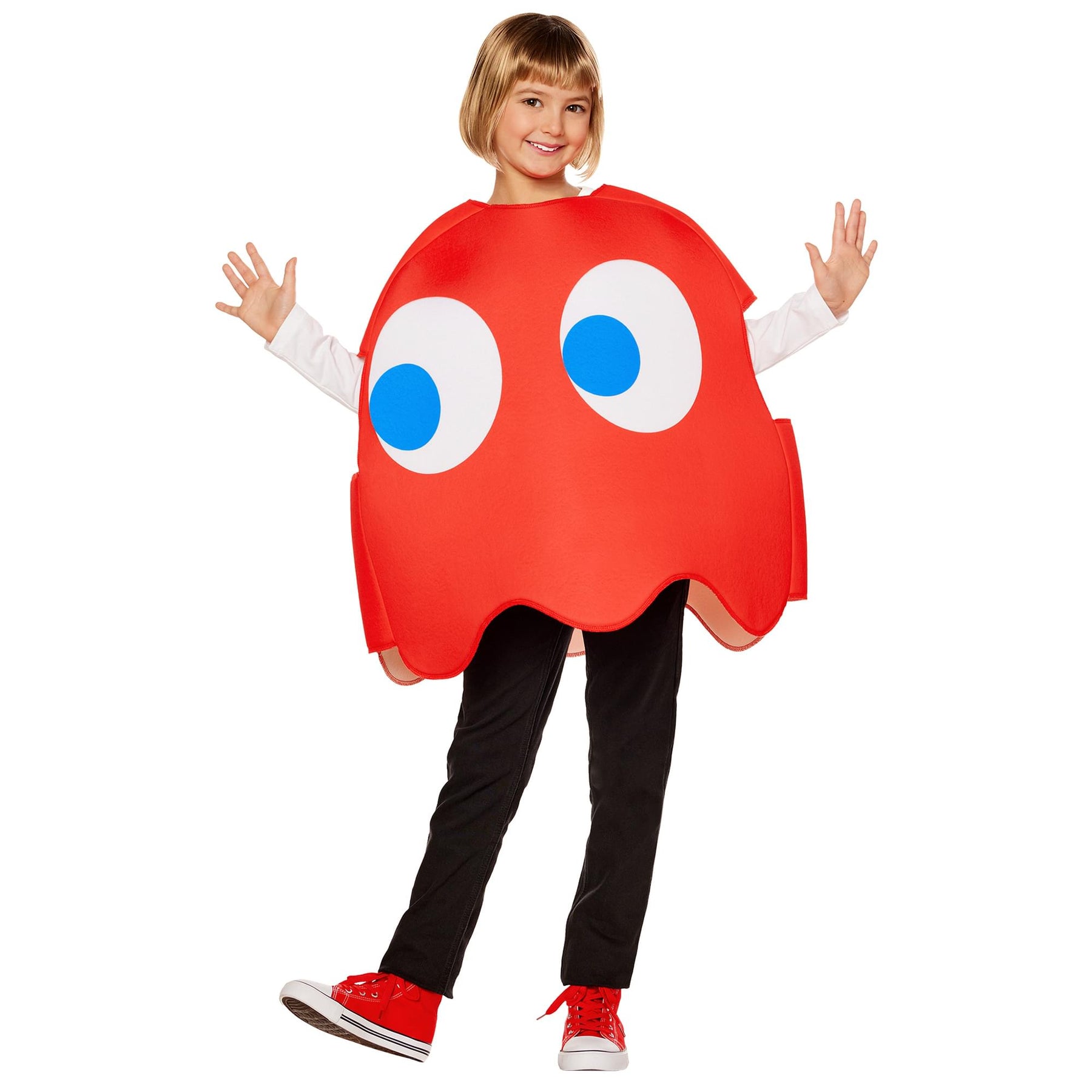 PAC-MAN BLINKY (Red Ghost) Foam Child Costume | One Size Fits Most