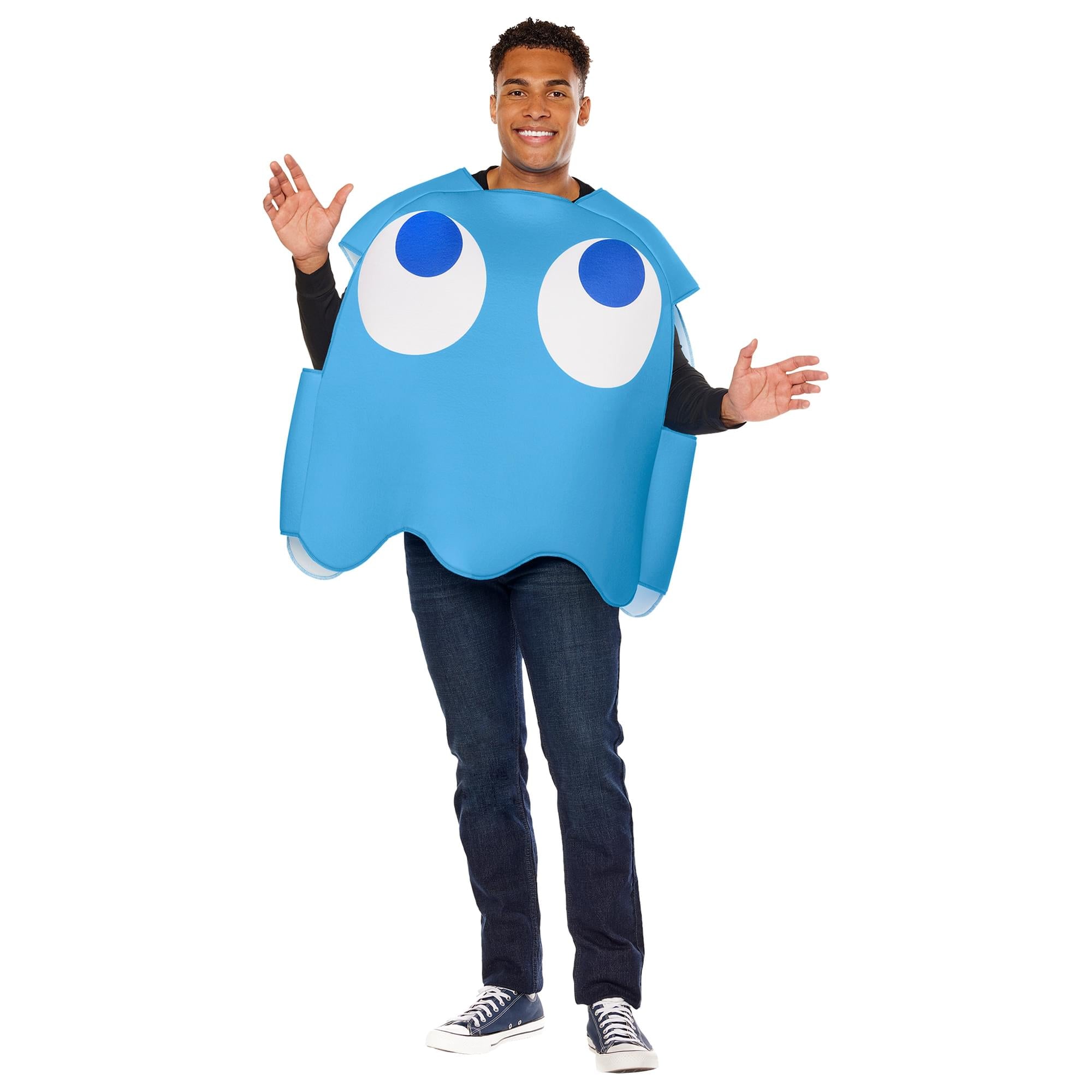 PAC-MAN INKY (Blue Ghost) Foam Adult Costume | One Size Fits Most
