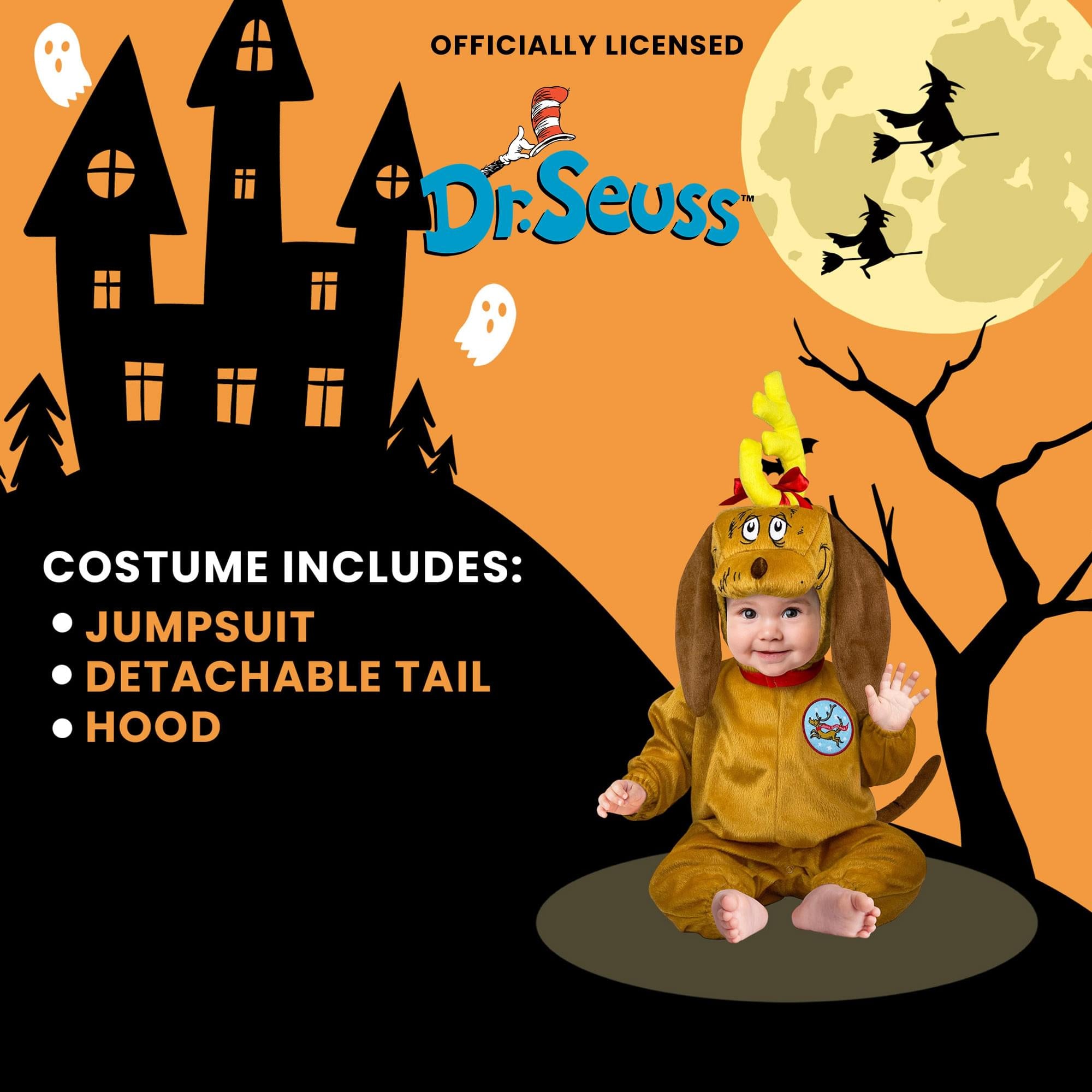 Dr Seuss Cat In The Hat Max Infant Costume