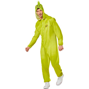 Dr Seuss Grinch Jumpsuit Adult Costume