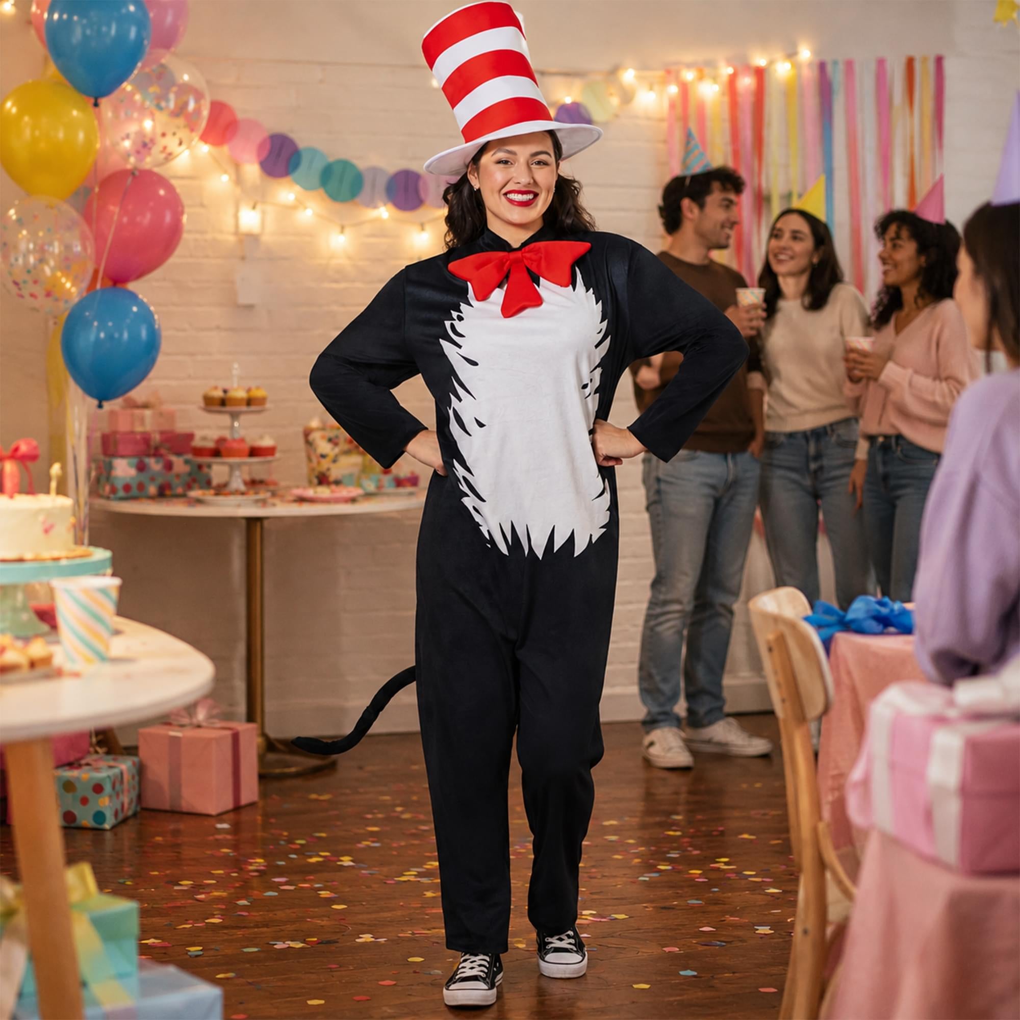 Dr Seuss Cat In The Hat Adult Costume
