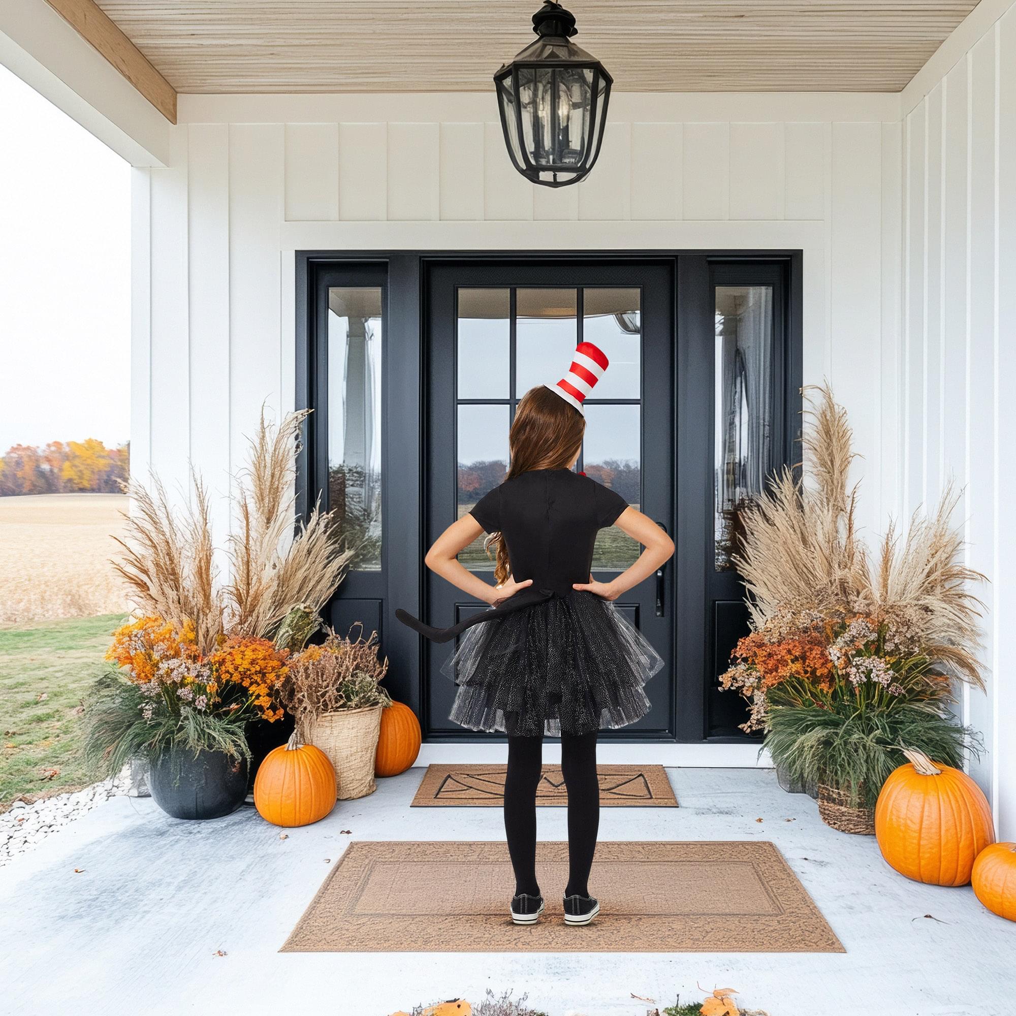 Dr Seuss Cat In The Hat Dress Child Costume