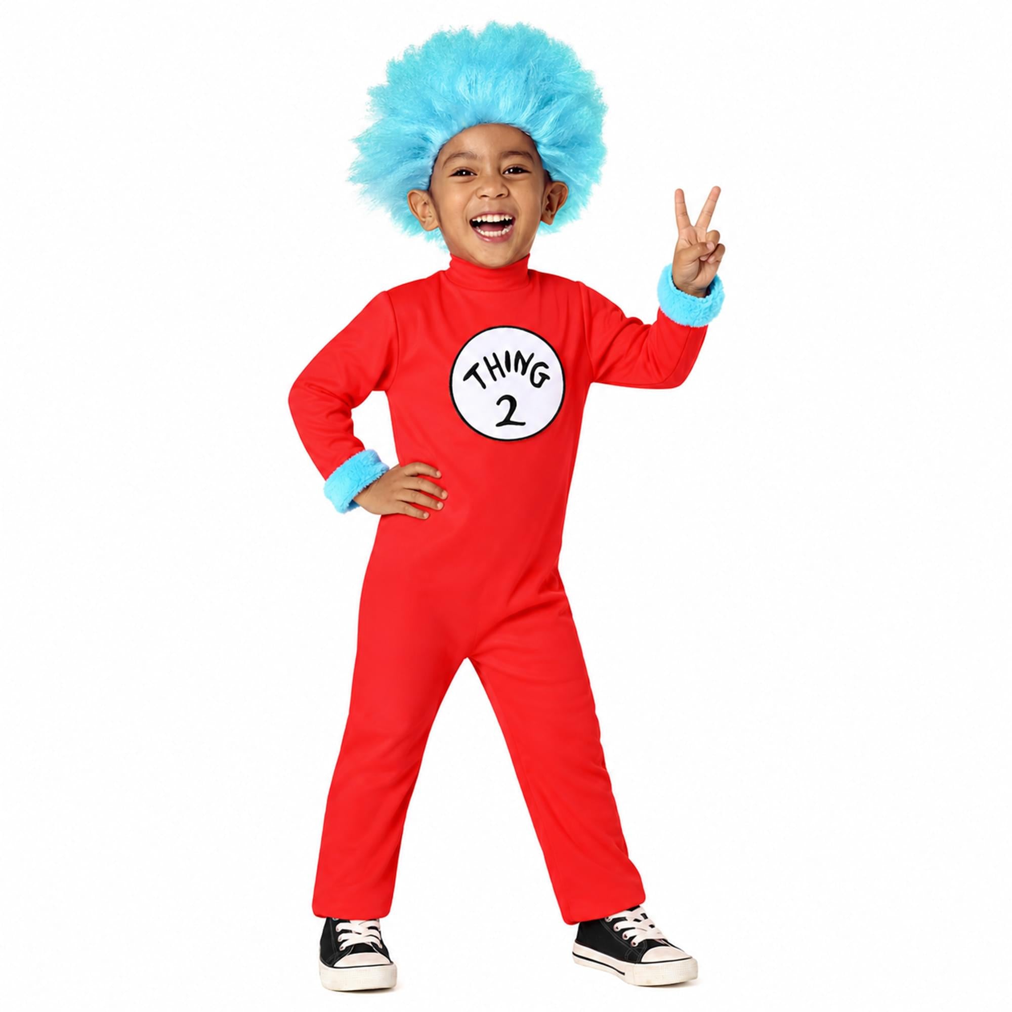Dr Seuss Cat In The Hat Thing Toddler Costume | 3T/4T XS