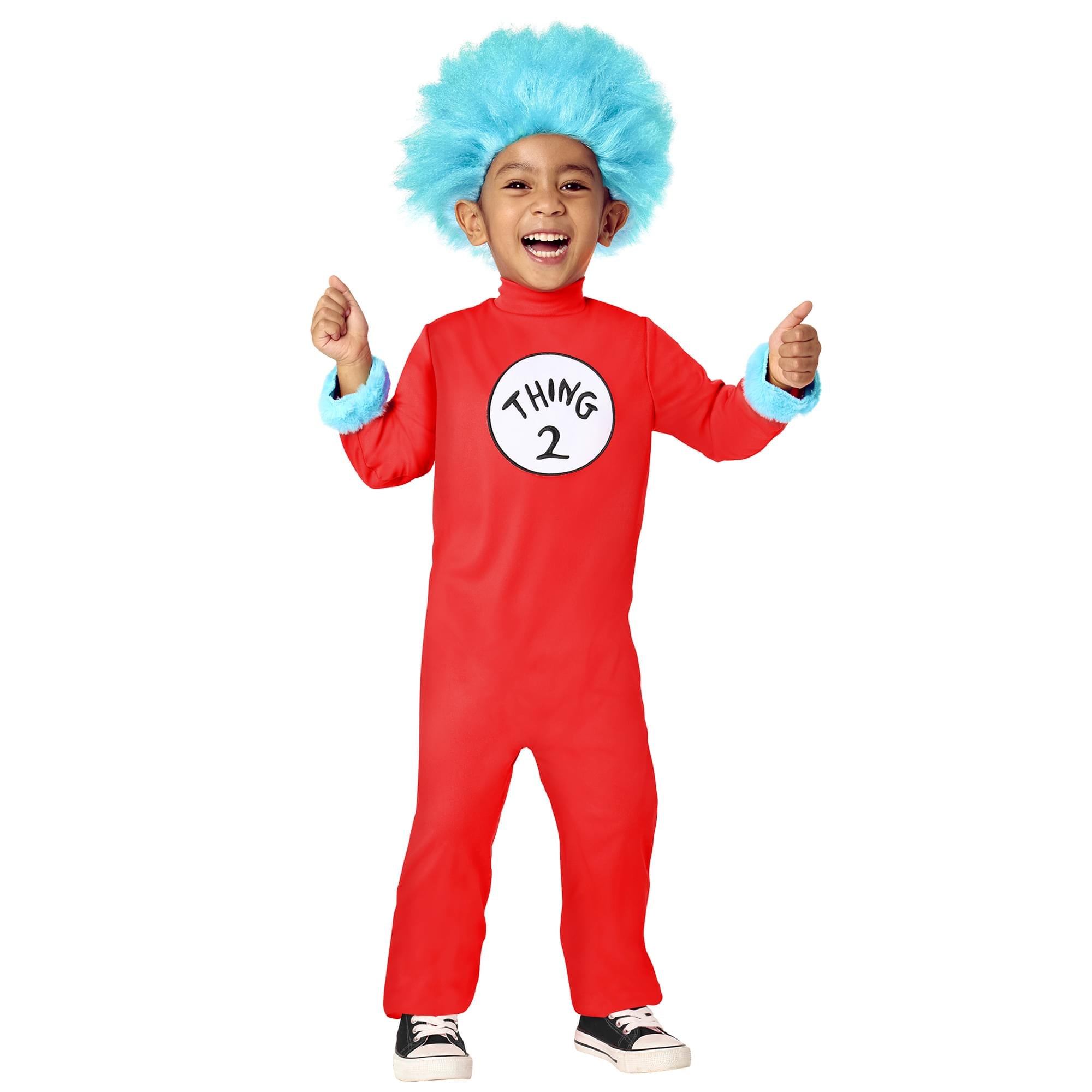 Dr Seuss Cat In The Hat Thing Toddler Costume | 3T/4T XS