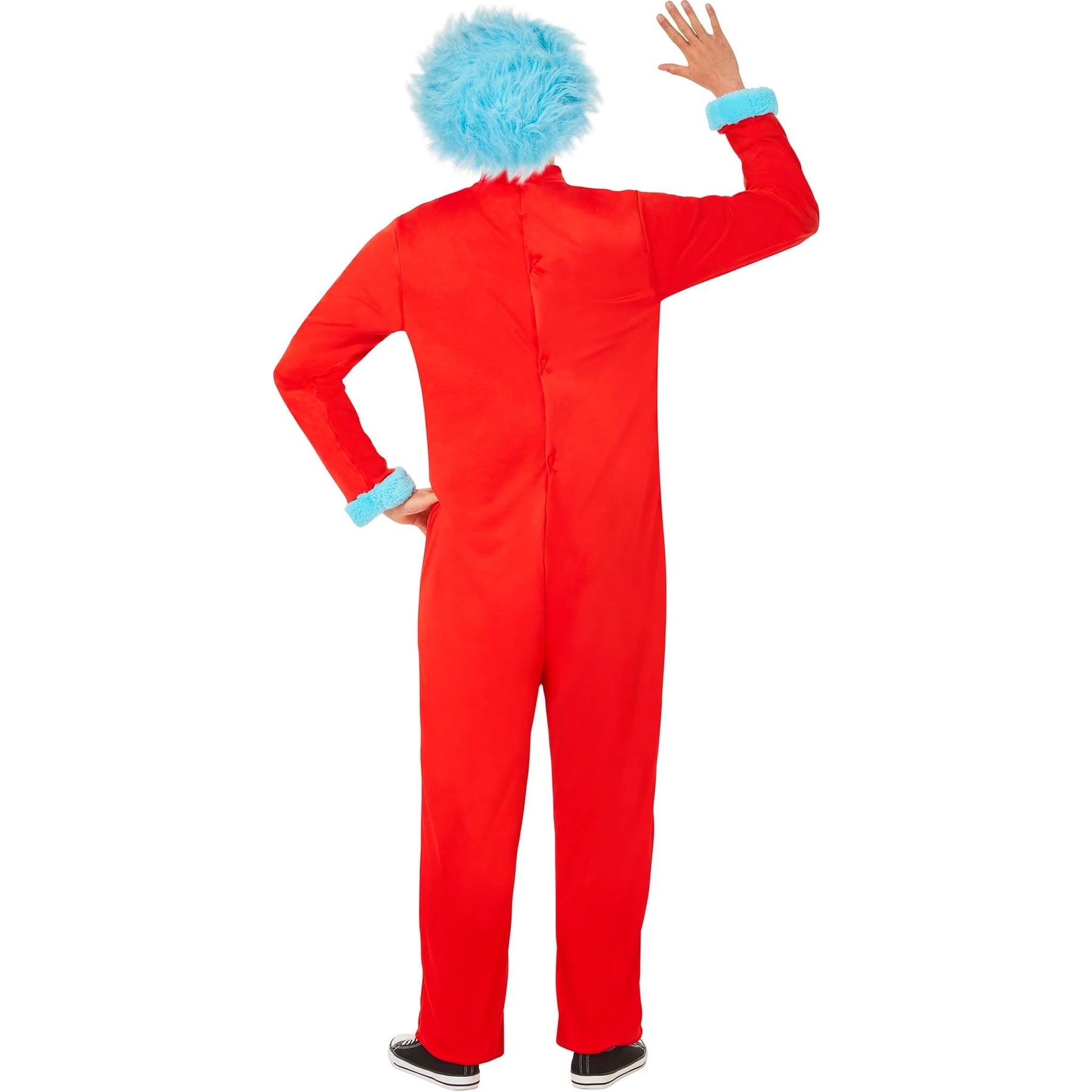 Dr Seuss Thing Jumpsuit Adult Costume