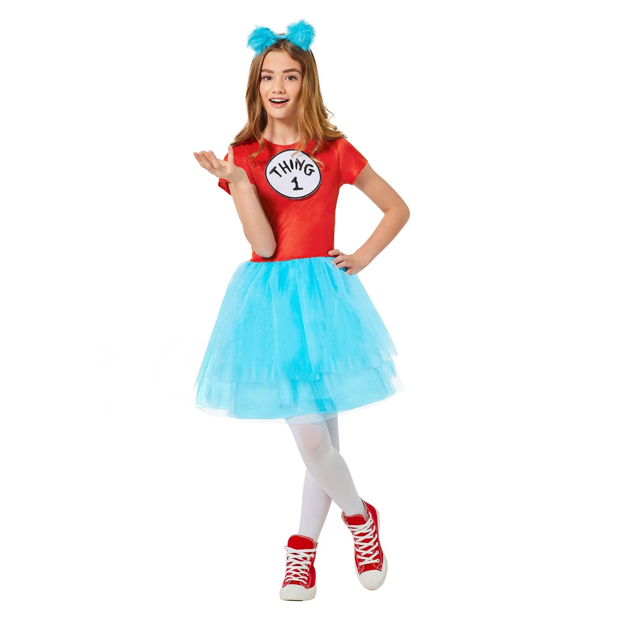 Dr Seuss Cat In The Hat Thing Dress Child Costume