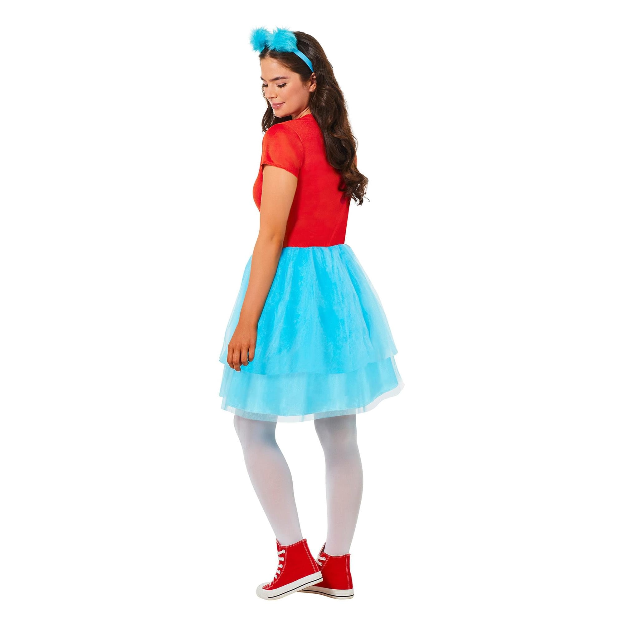 Dr Seuss Cat In The Hat Thing Dress Adult Costume