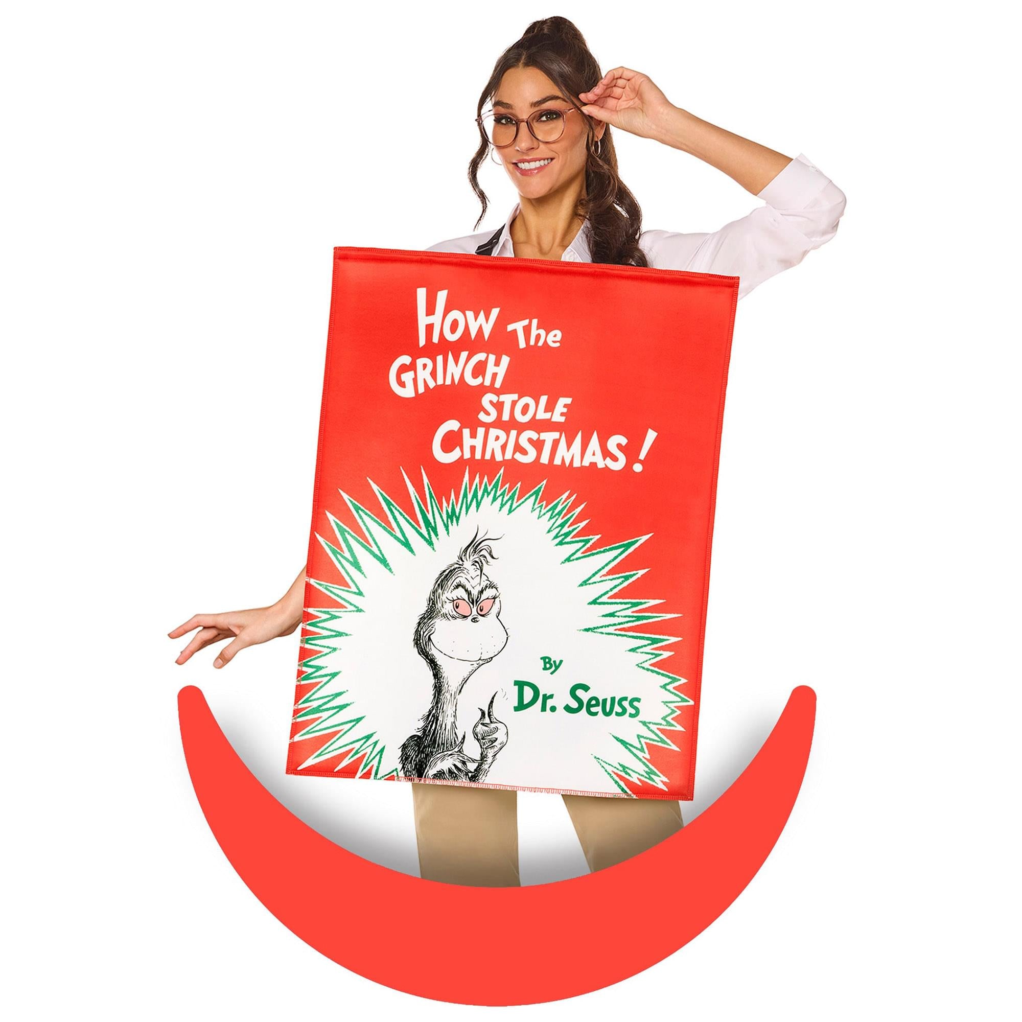 Dr Seuss The Grinch Book Quik Change™ Adult Costume | One Size