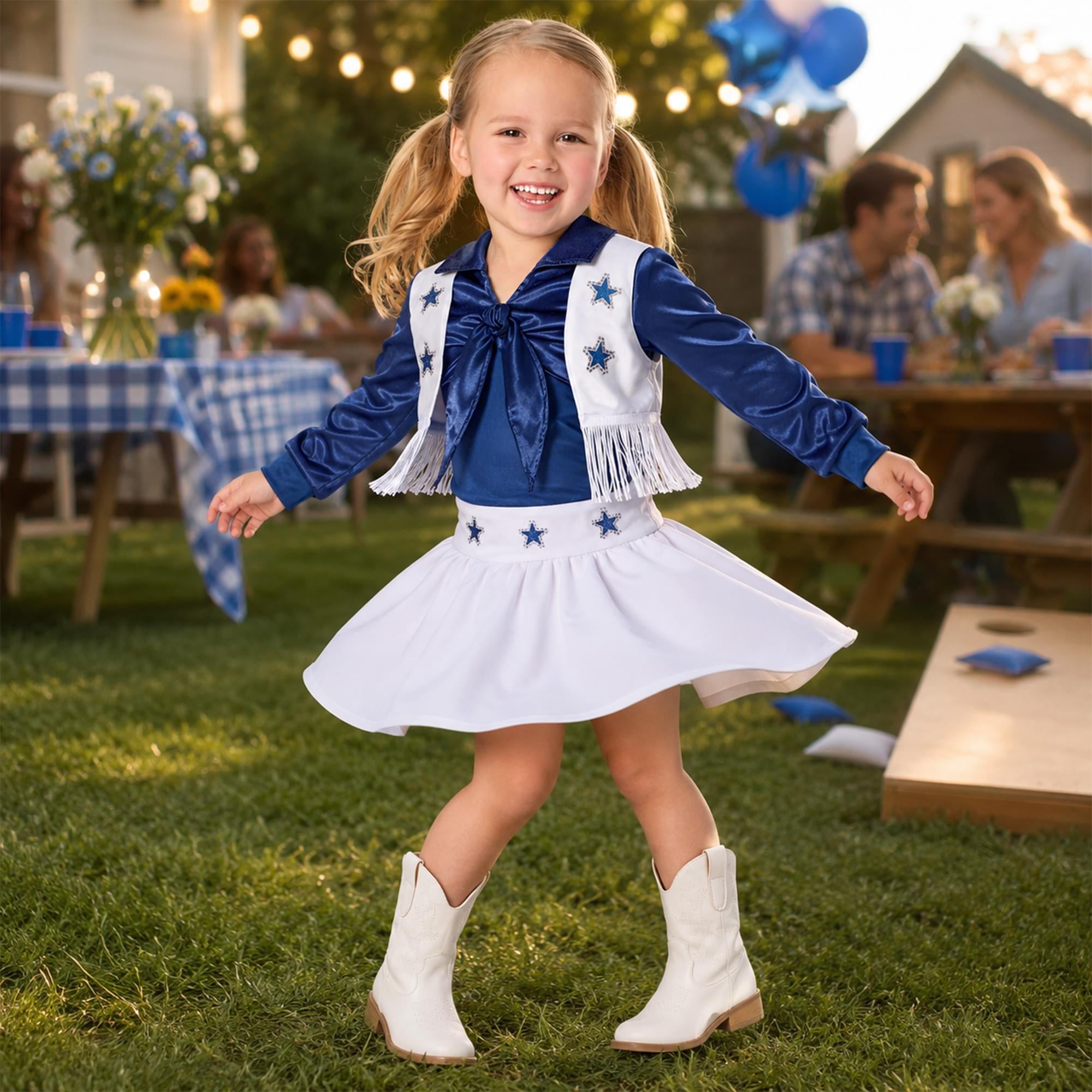 NFL Dallas Cowboys Cheerleaders Toddler Dress Costume