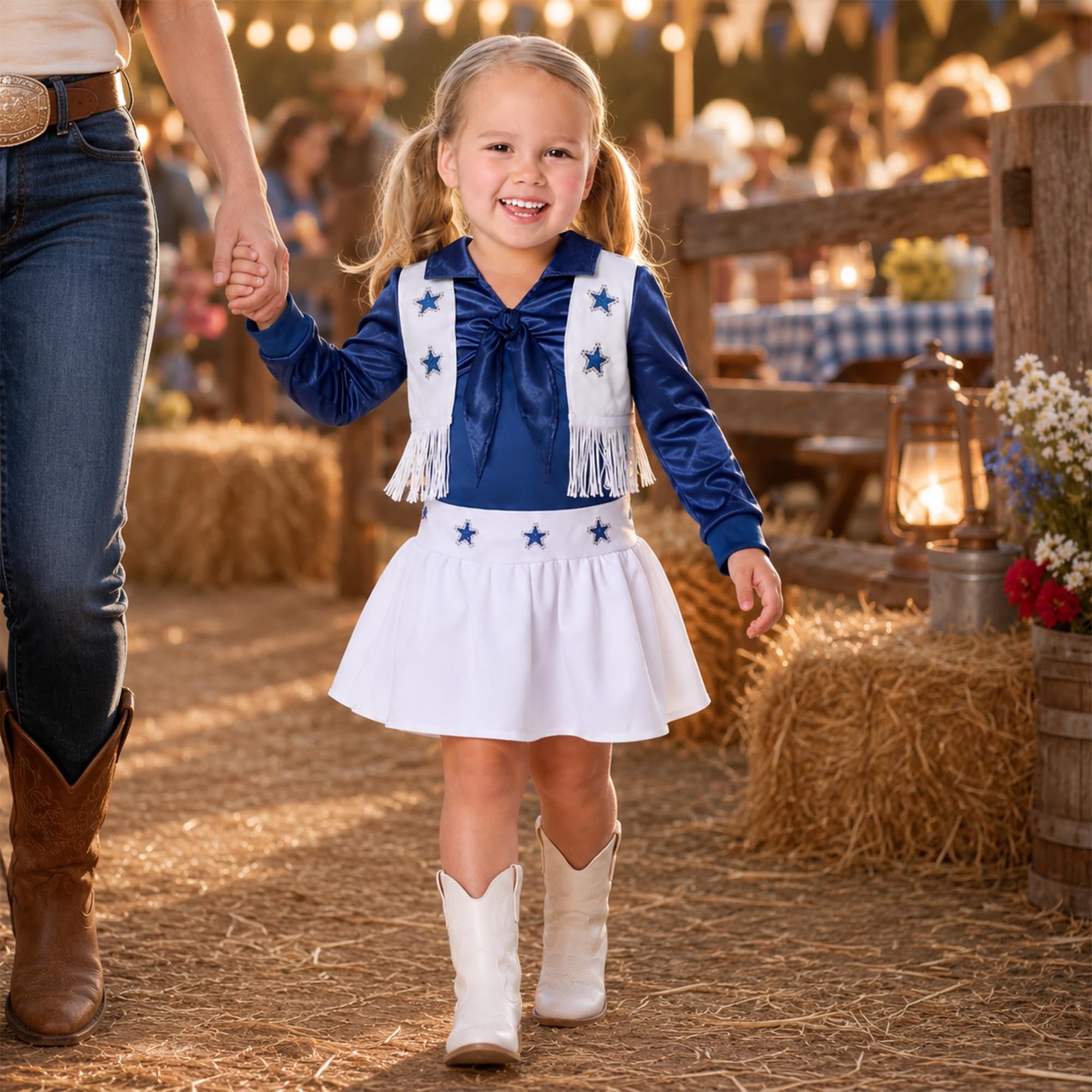 NFL Dallas Cowboys Cheerleaders Toddler Dress Costume
