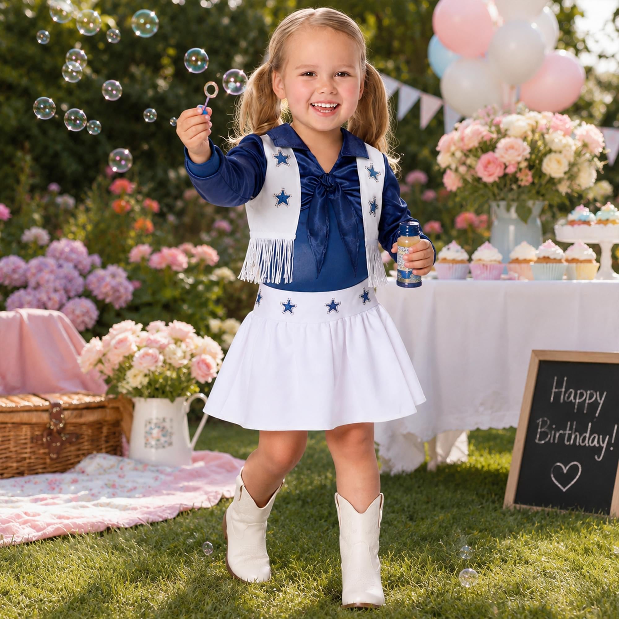 NFL Dallas Cowboys Cheerleaders Toddler Dress Costume