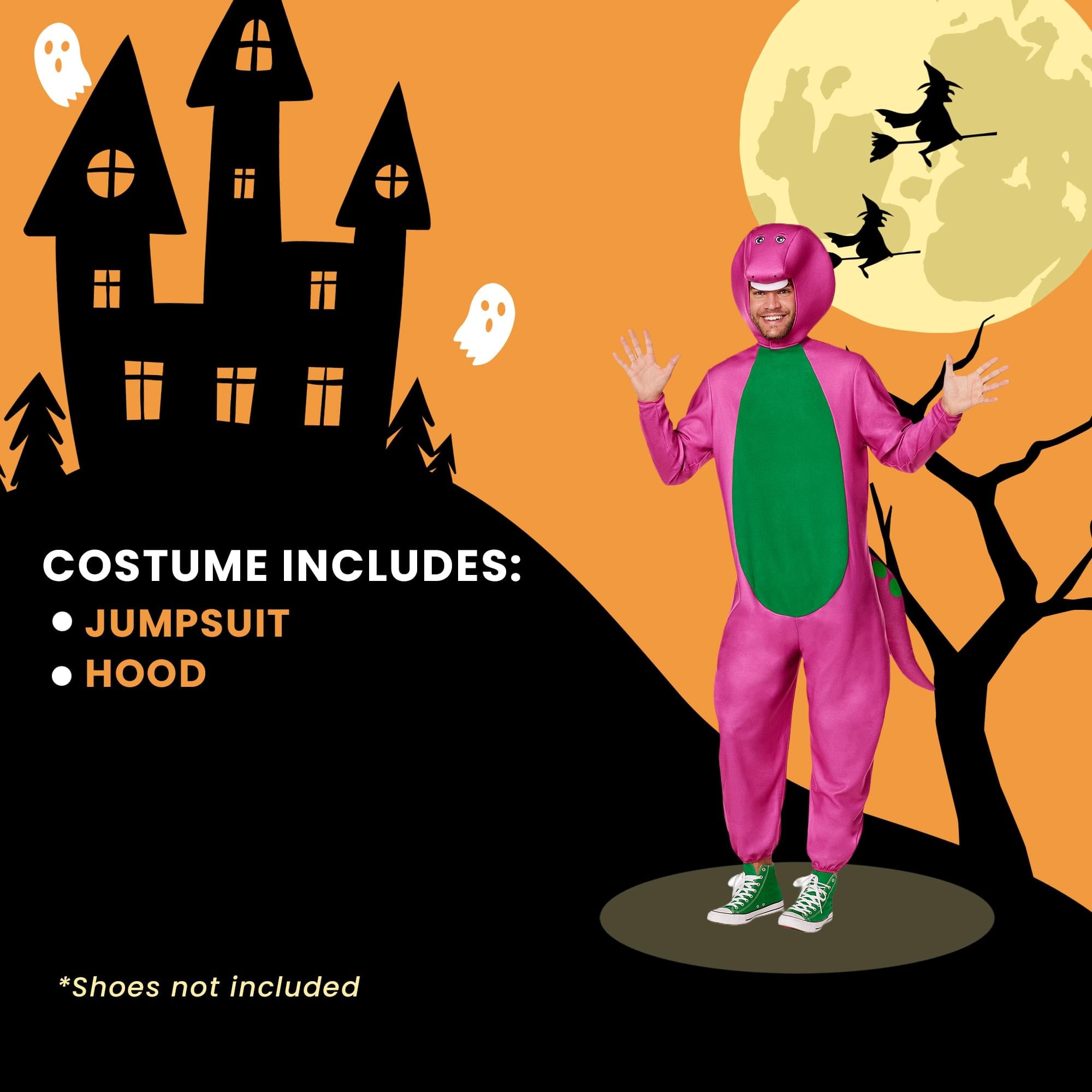 Barney Adult Costume