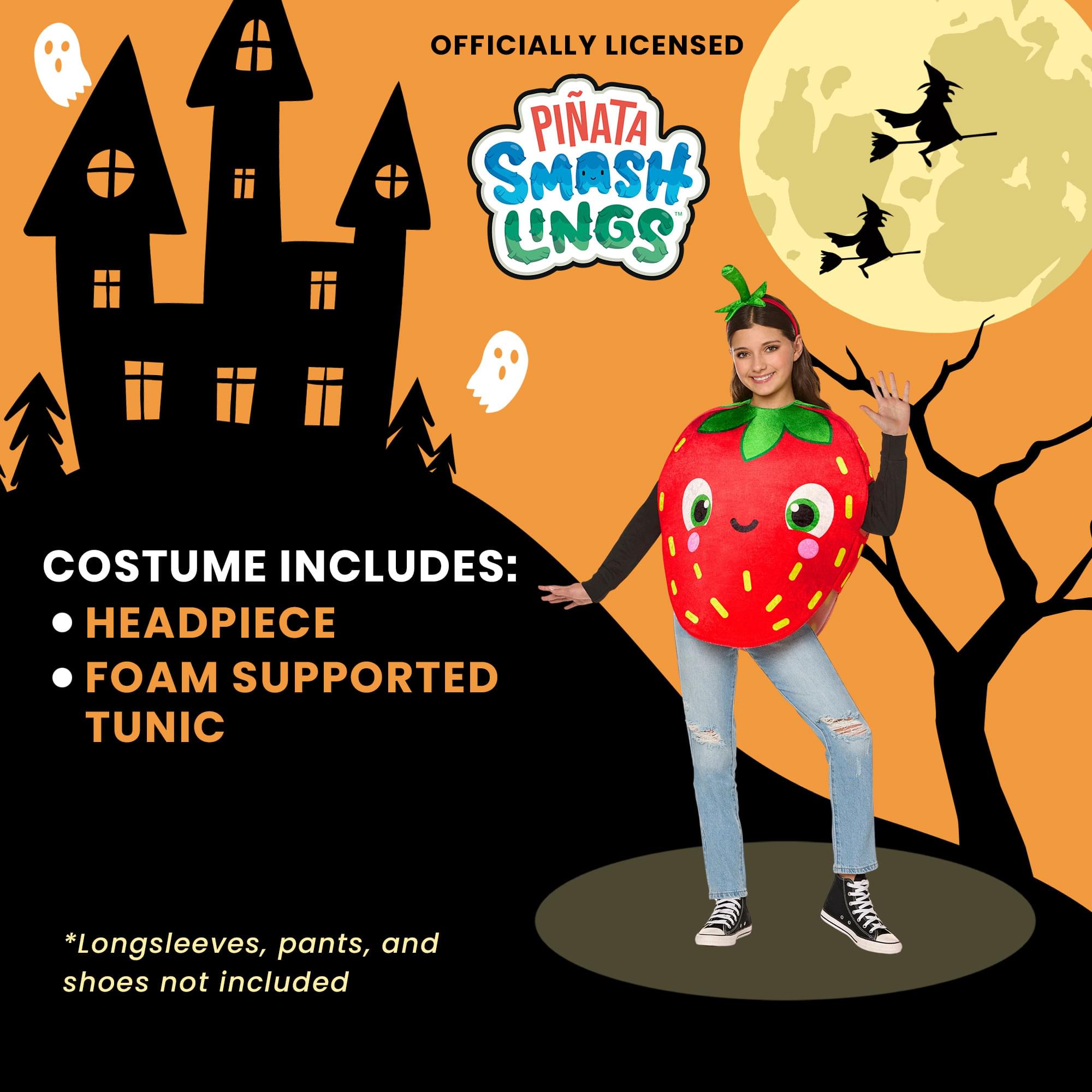 Pinata Smashlings Berry Boo Foam Child Costume | One Size Fits Most
