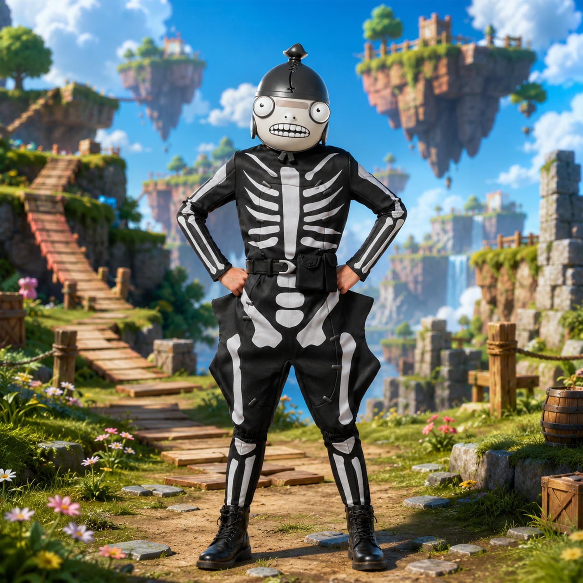 Fortnite Fishskull Child Costume | Large 10-12