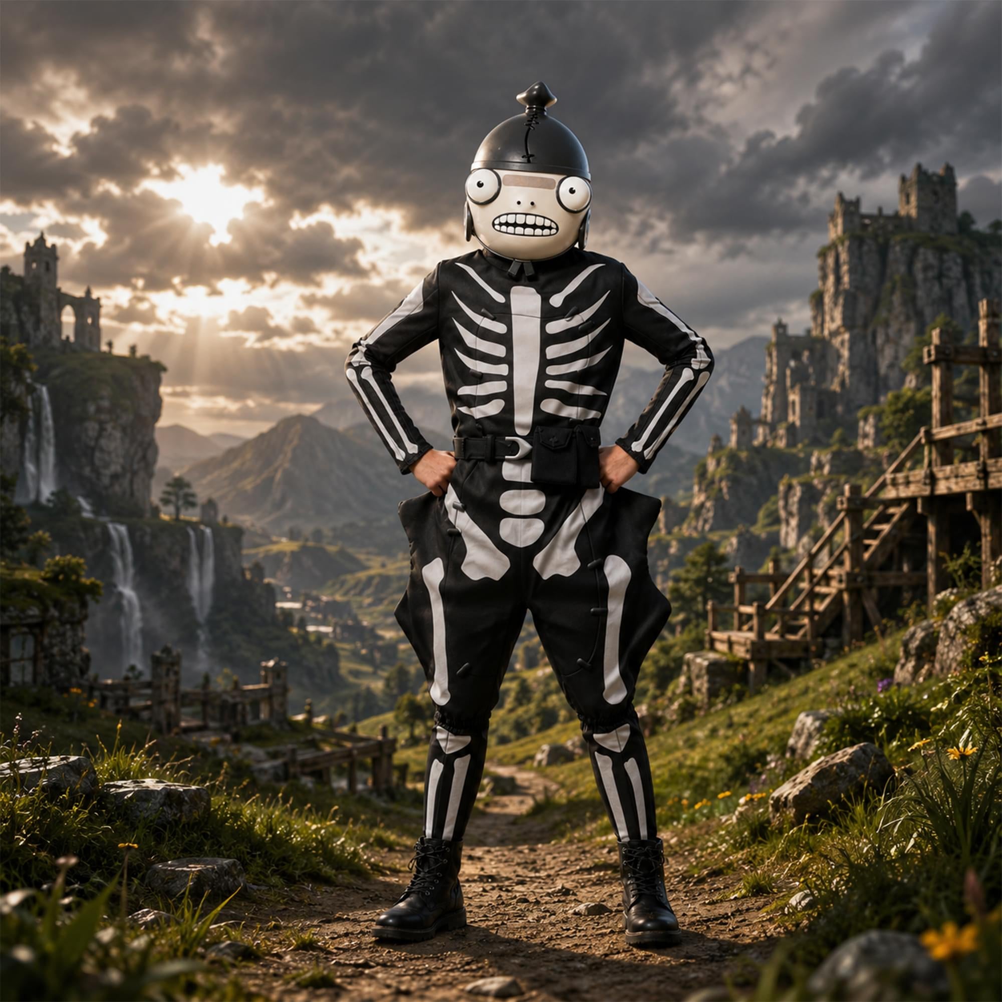 Fortnite Fishskull Child Costume | Large 10-12