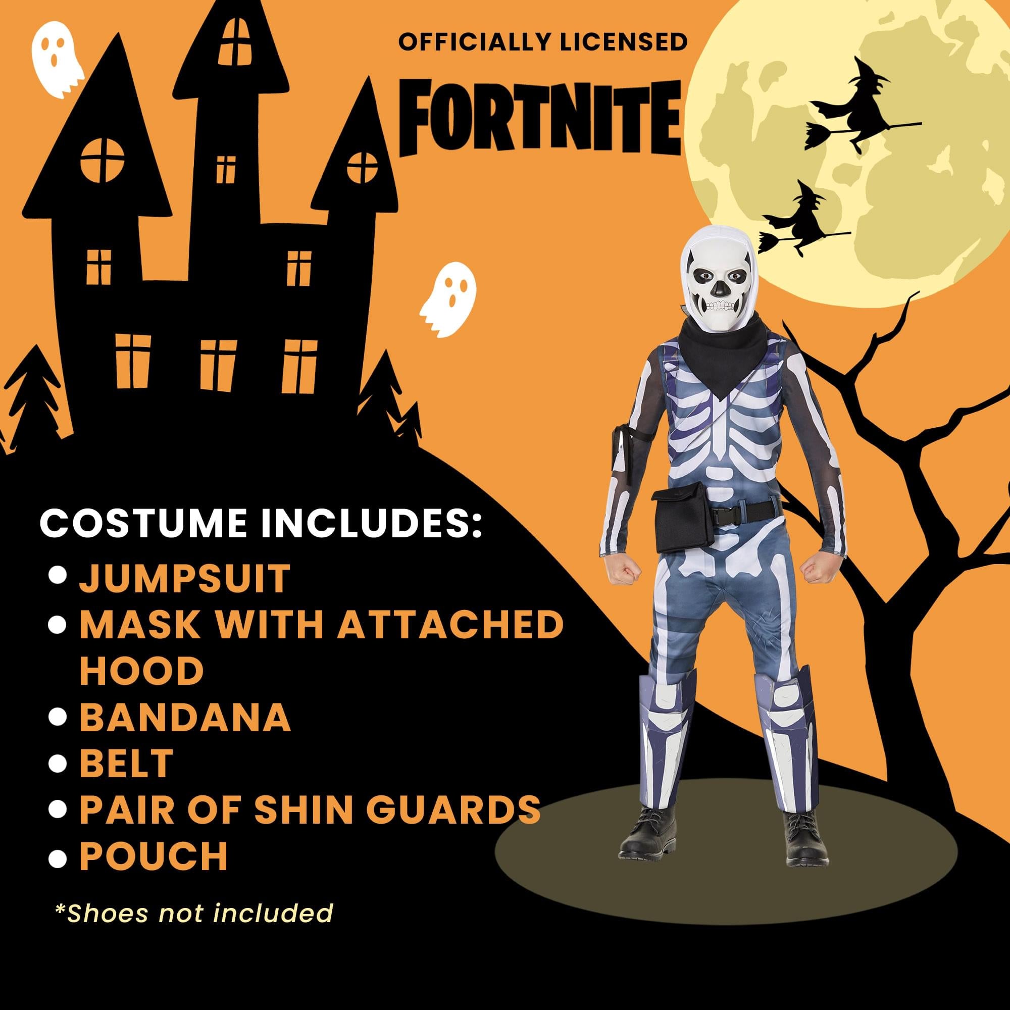 Fortnite Skull Trooper Child Costume
