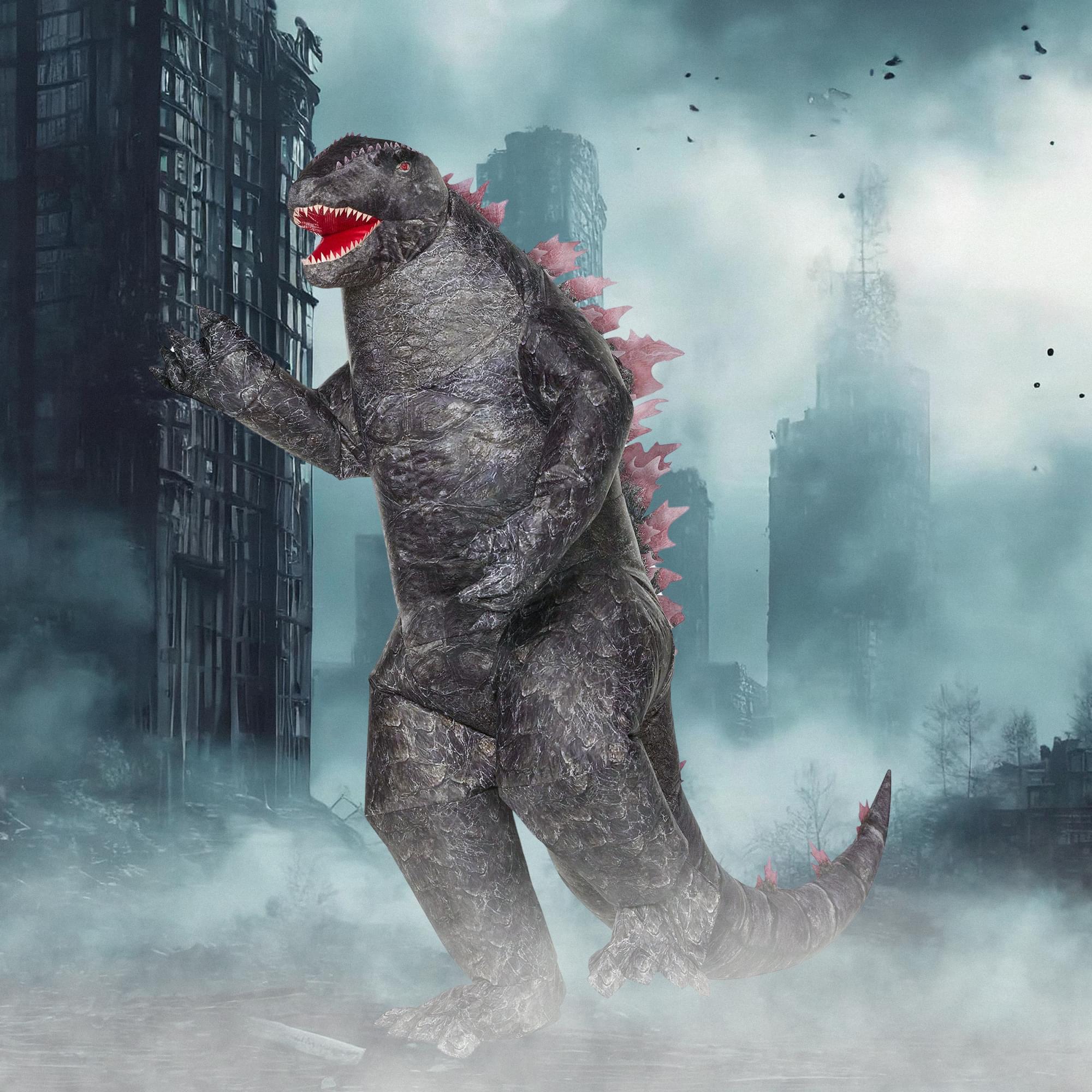 Godzilla x Kong Inflatable Godzilla Adult Costume | One Size Fits Most