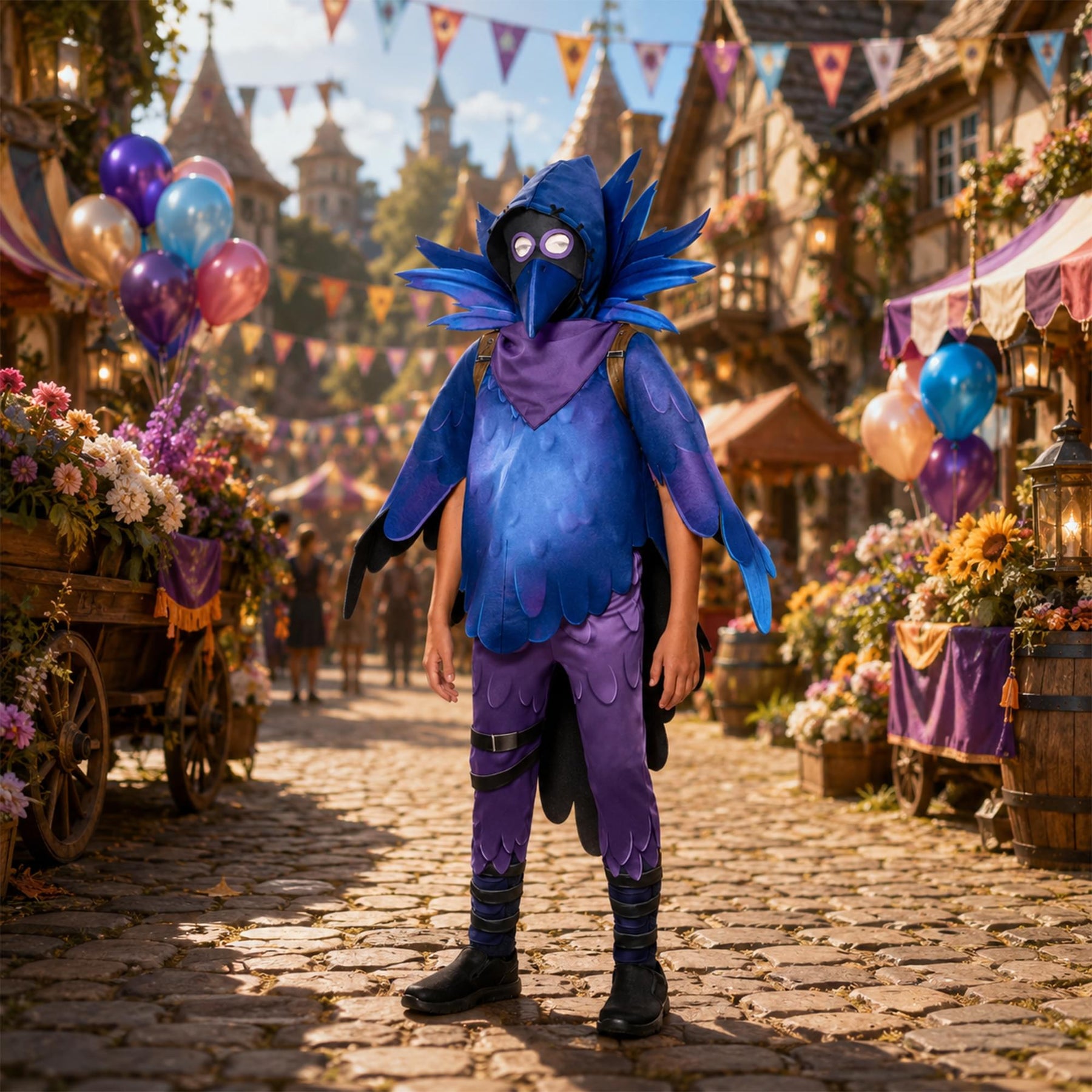 Fortnite Corvus Child Costume | Large 10-12