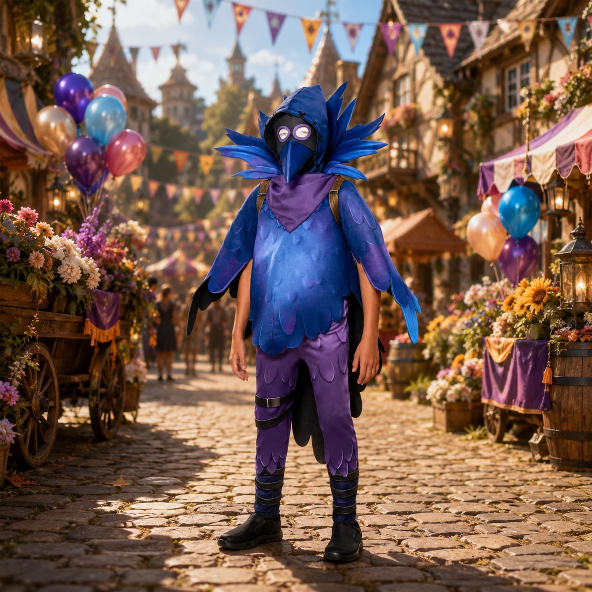 Fortnite Corvus Child Costume | Large 10-12
