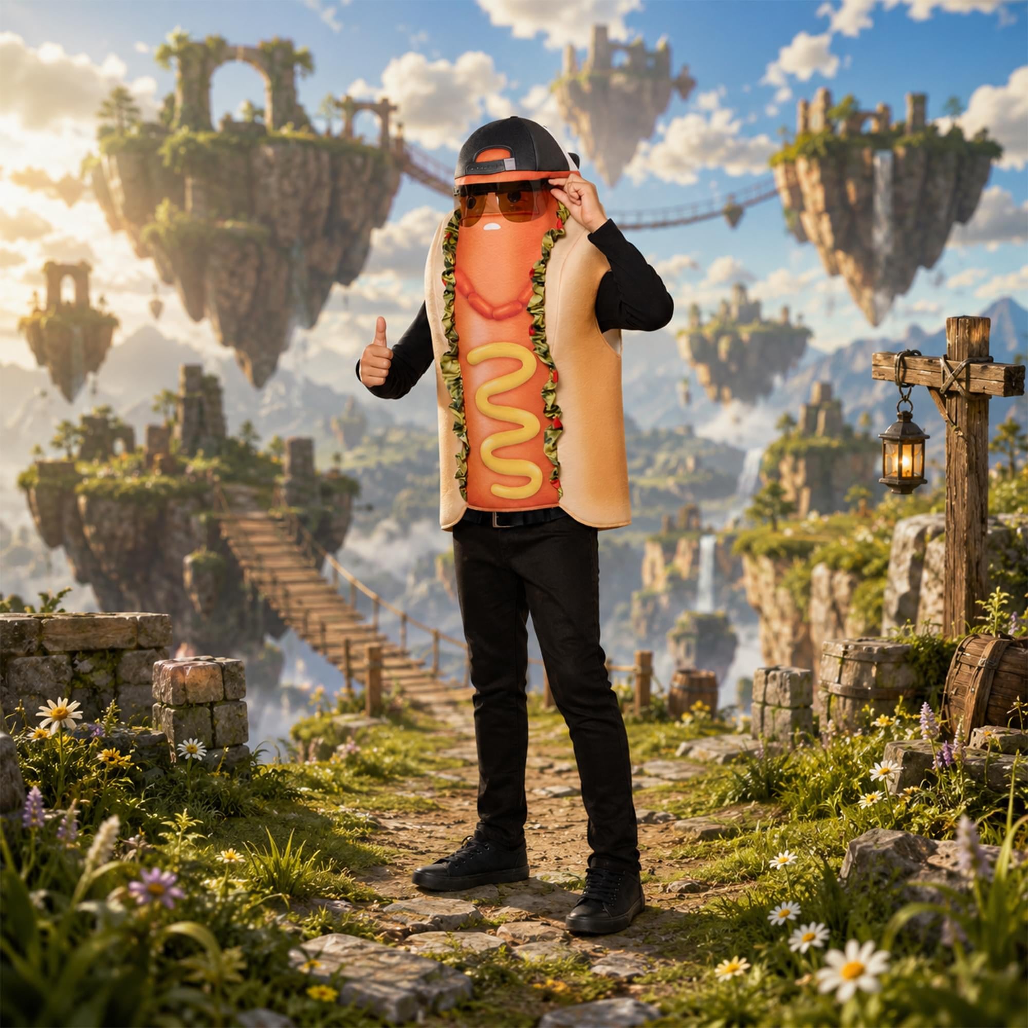 Fortnite The Brat Child Costume | Large 10-12