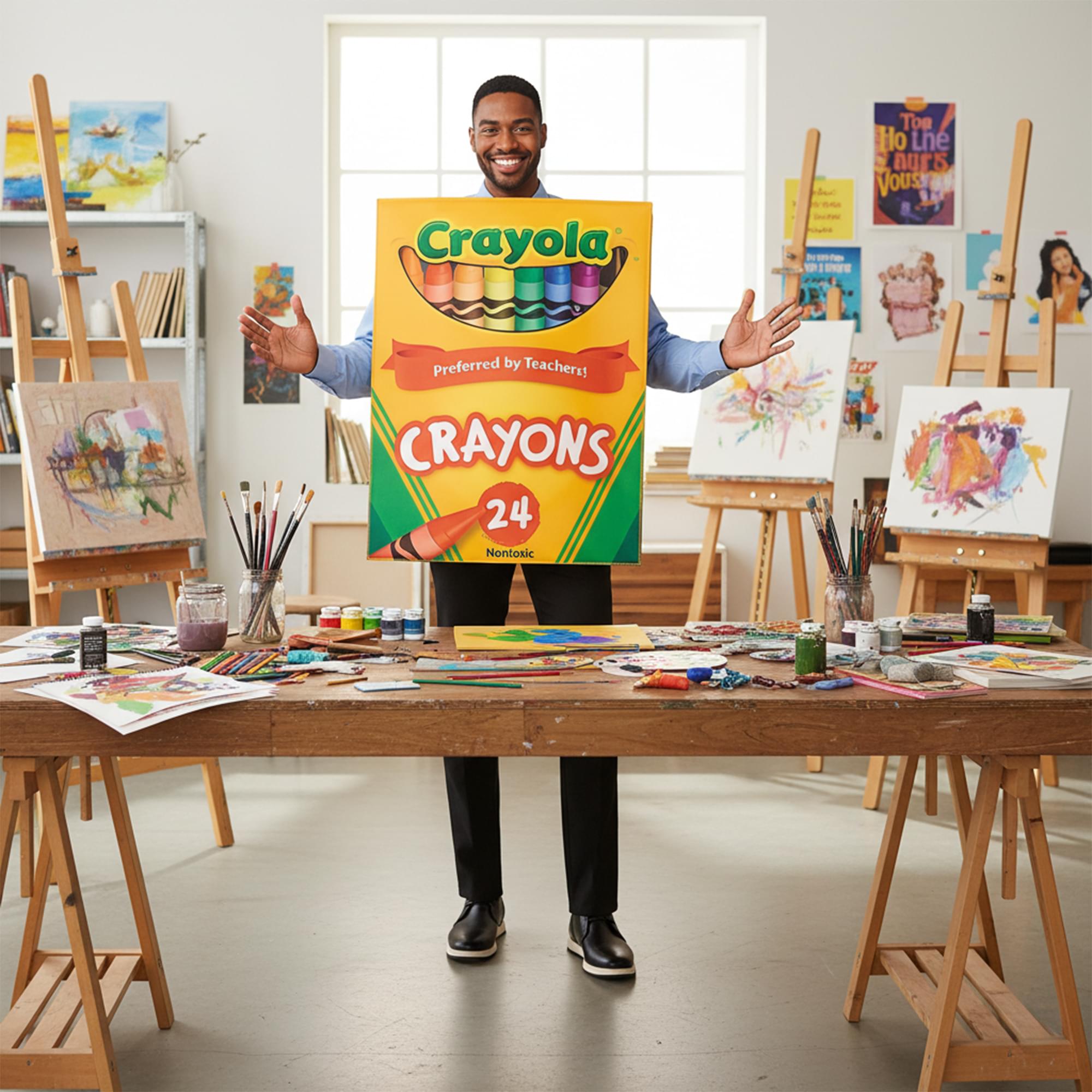 Crayola Crayon Box Adult | One Size Fits Most