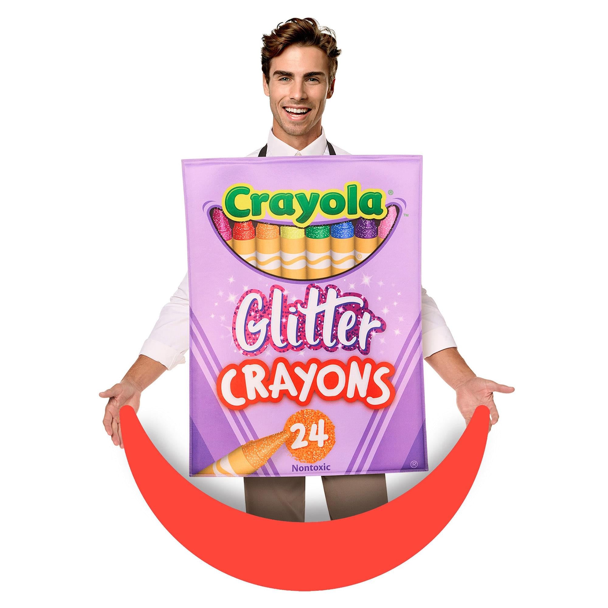 Crayola Crayon Glitter Box Quik Change™ Adult Costume | One Size