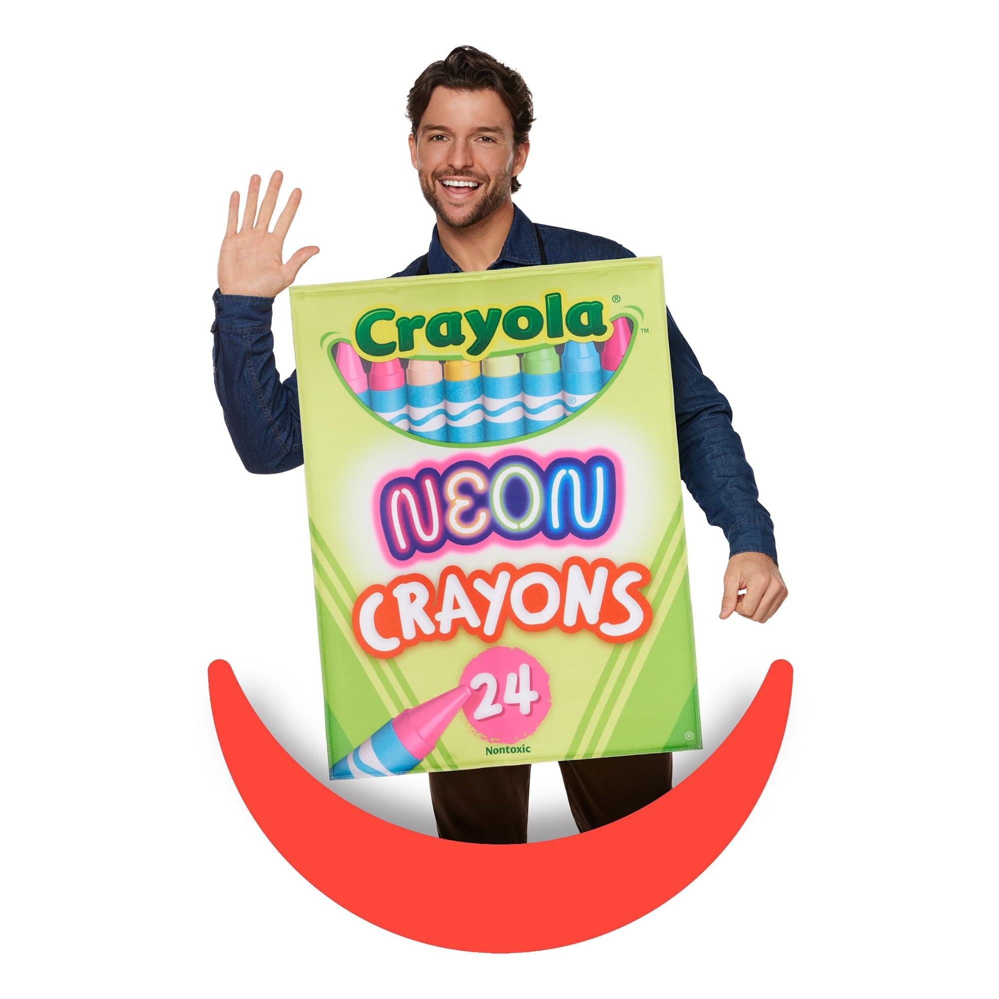 Crayola Crayon Neon Box Quik Change™ Adult Costume | One Size