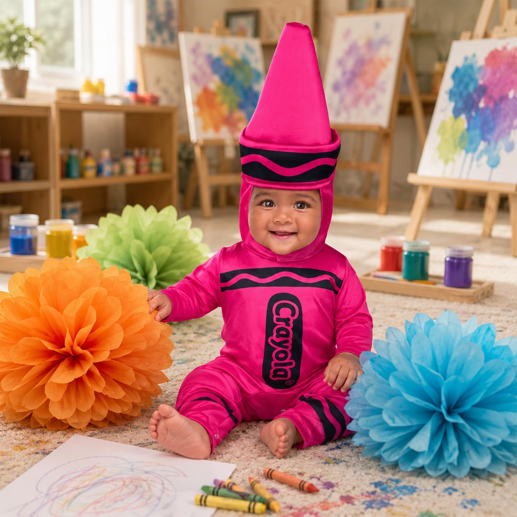 Craylola Crayon Pink Infant Costume